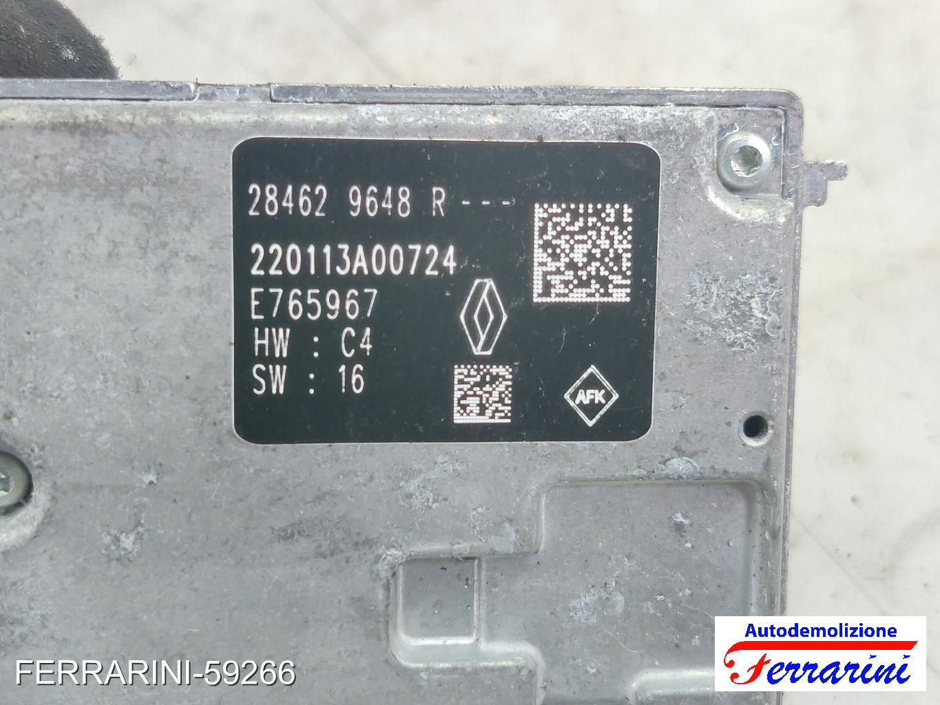 Telecamera ADAS parabrezza RENAULT CLIO 5 B7 2019-2023 284628565R, 241605782R