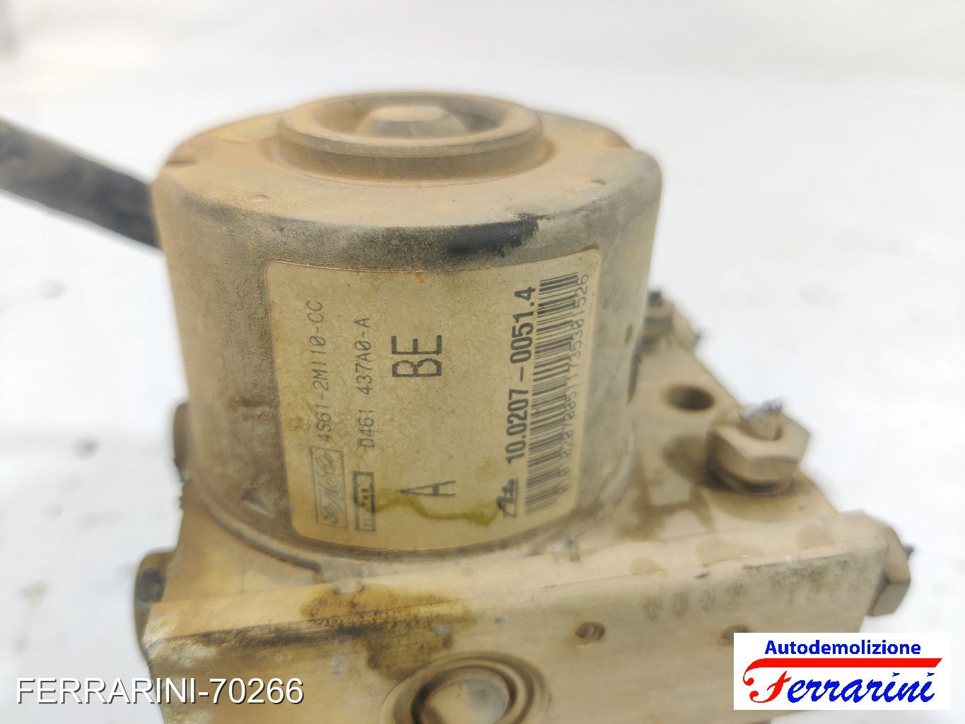 Centralina Pompa Abs FORD FUSION JU 1.4 TDCI 2002-2012 51901, 4S612M110AC 6