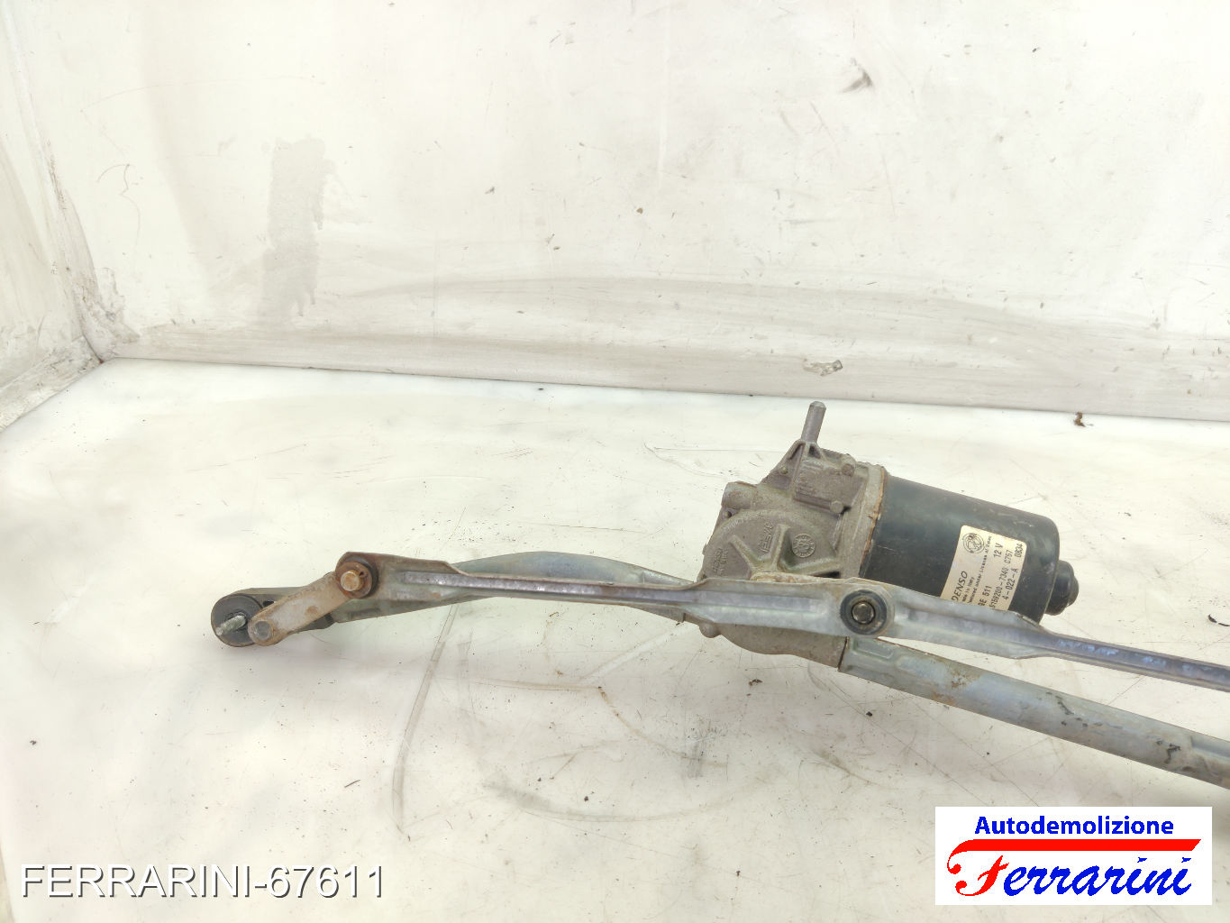 Spazzacqua Motorino Tergicristallo FIAT PUNTO 188 1999-2010 anteriore, frontale