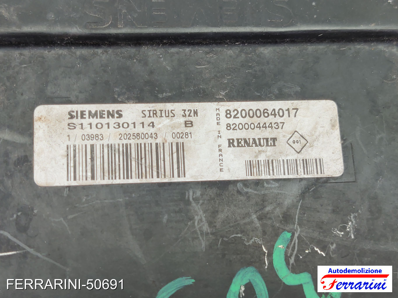 Kit Accensione RENAULT CLIO 2 BB, CB 1.2 1998-2010 8200044437, BMTN2, 216566139 9