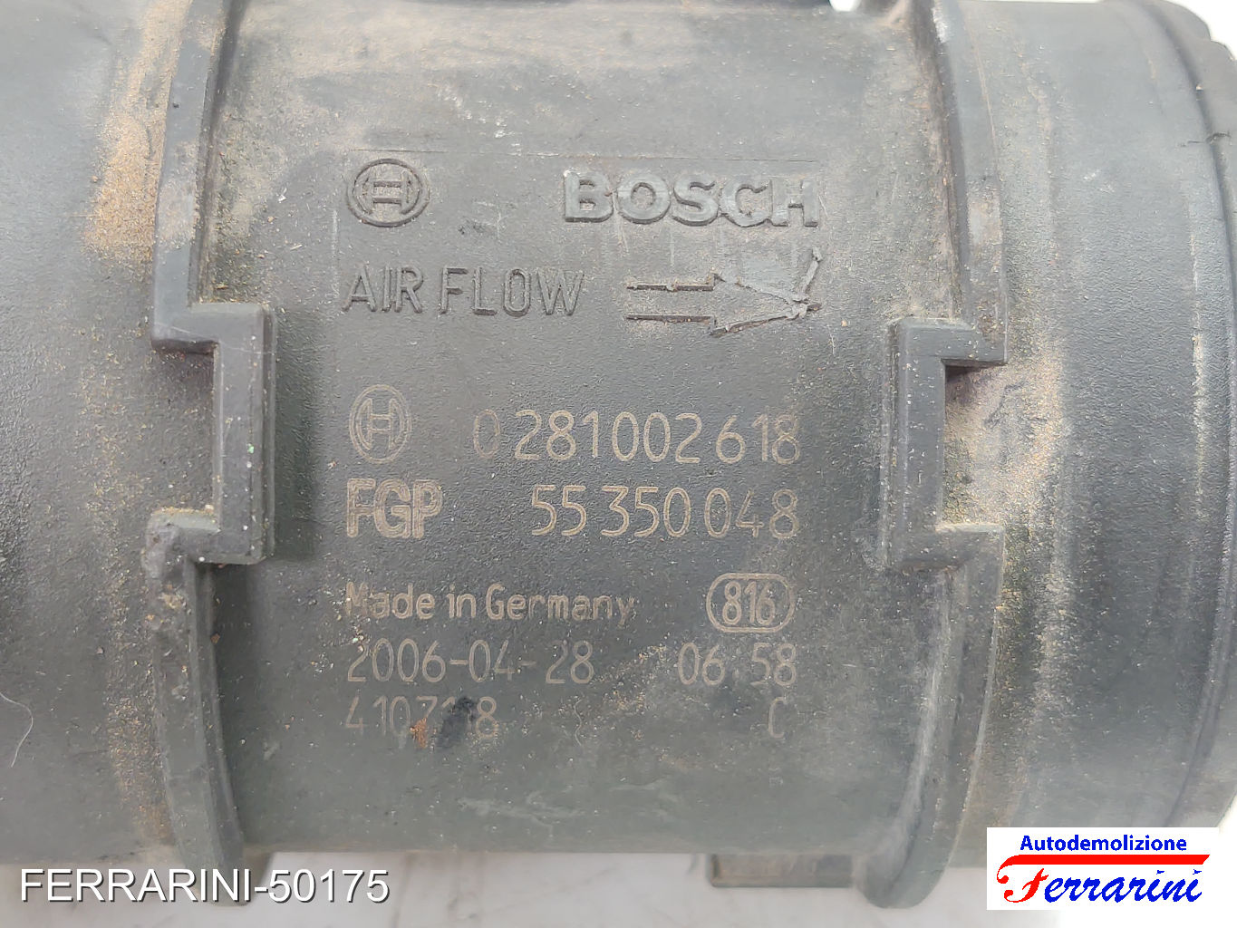 Debimetro OPEL ASTRA H GTC A04 1.3 CDTI 2005-2010 55350048, 0281002618, 93178243