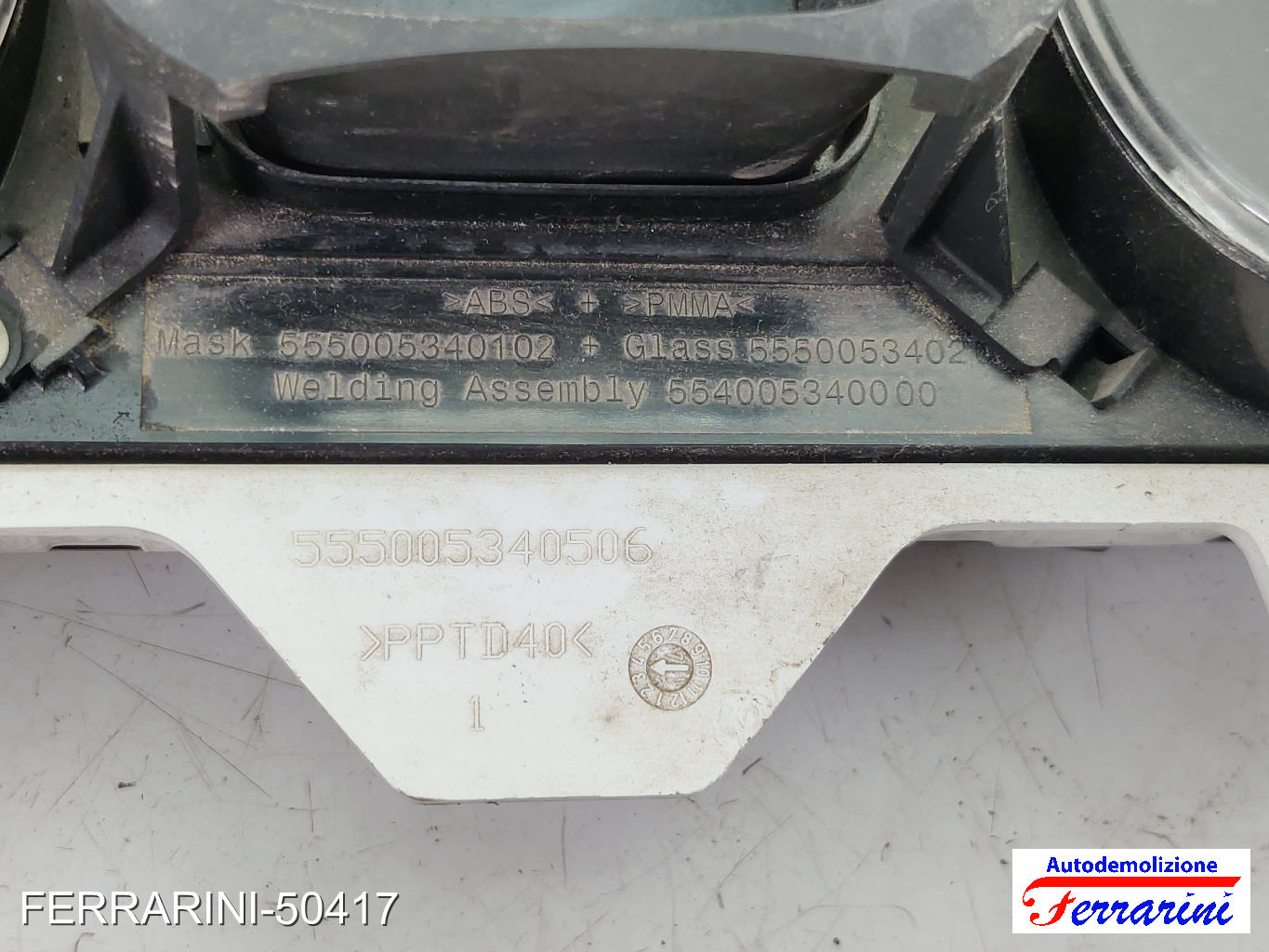 Quadro Contachilometri FIAT PANDA 312, 319 1.3 D MULTIJET 2012-2023 554005340700 8