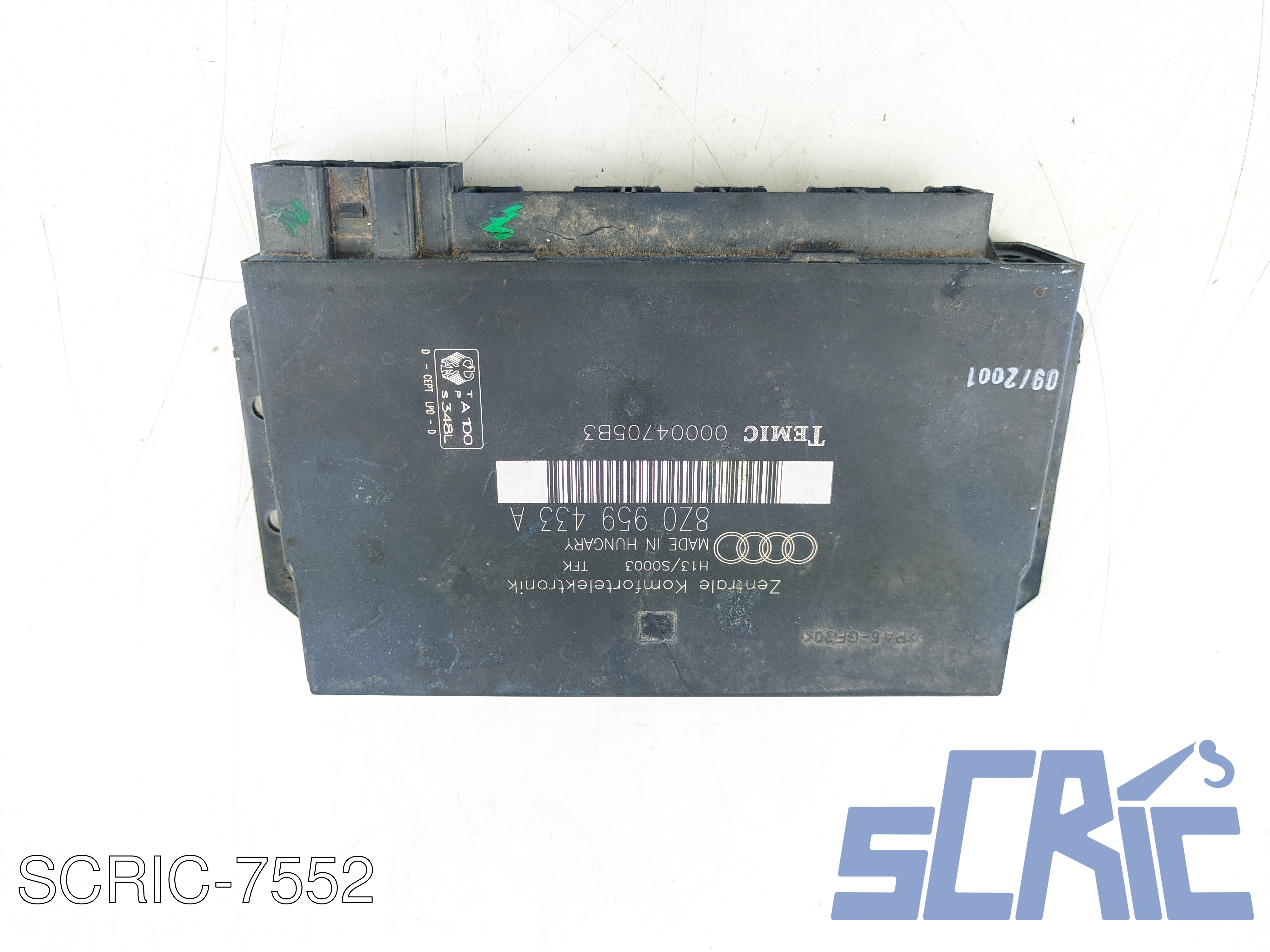 Centralina Comfort AUDI A2 8Z0 2000-2005 8Z0959433A, 8ZO959433A, 00004705B3