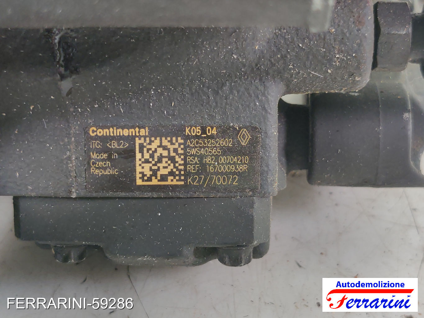 Pompa Alta Pressione Iniezione RENAULT MEGANE 3 B3, BZ0/1 1.5 DCI 2009-2016