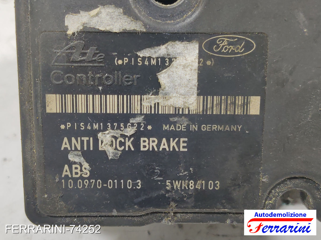 Centralina Pompa Abs FORD FOCUS C-MAX DM2 1.6 TDCI 2003-2007 3M512M110GA