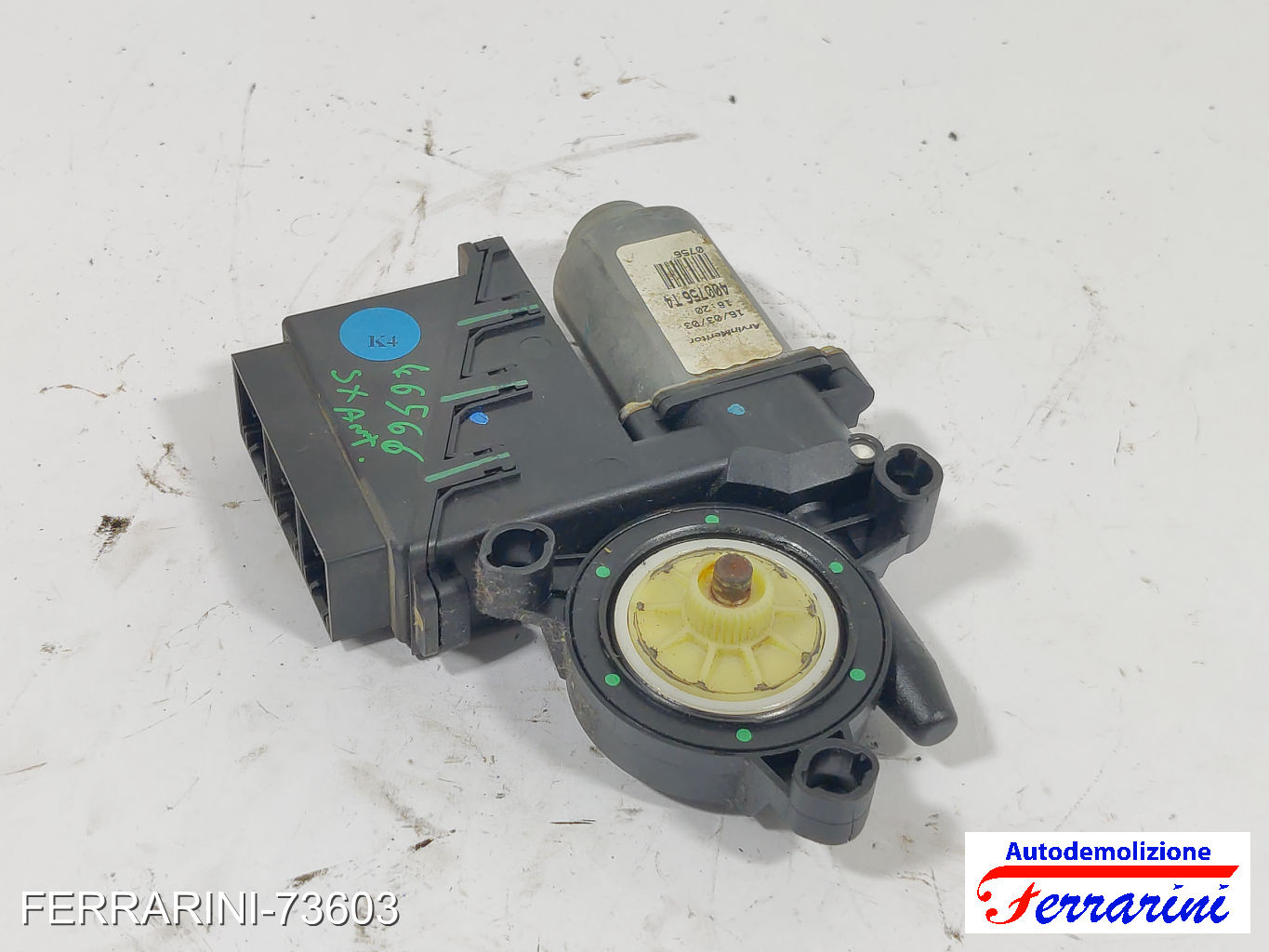 Motorino Alzavetro SKODA FABIA 1 COMBI 6Y5 1.9 TDI 2000-2007 6Y1959801A