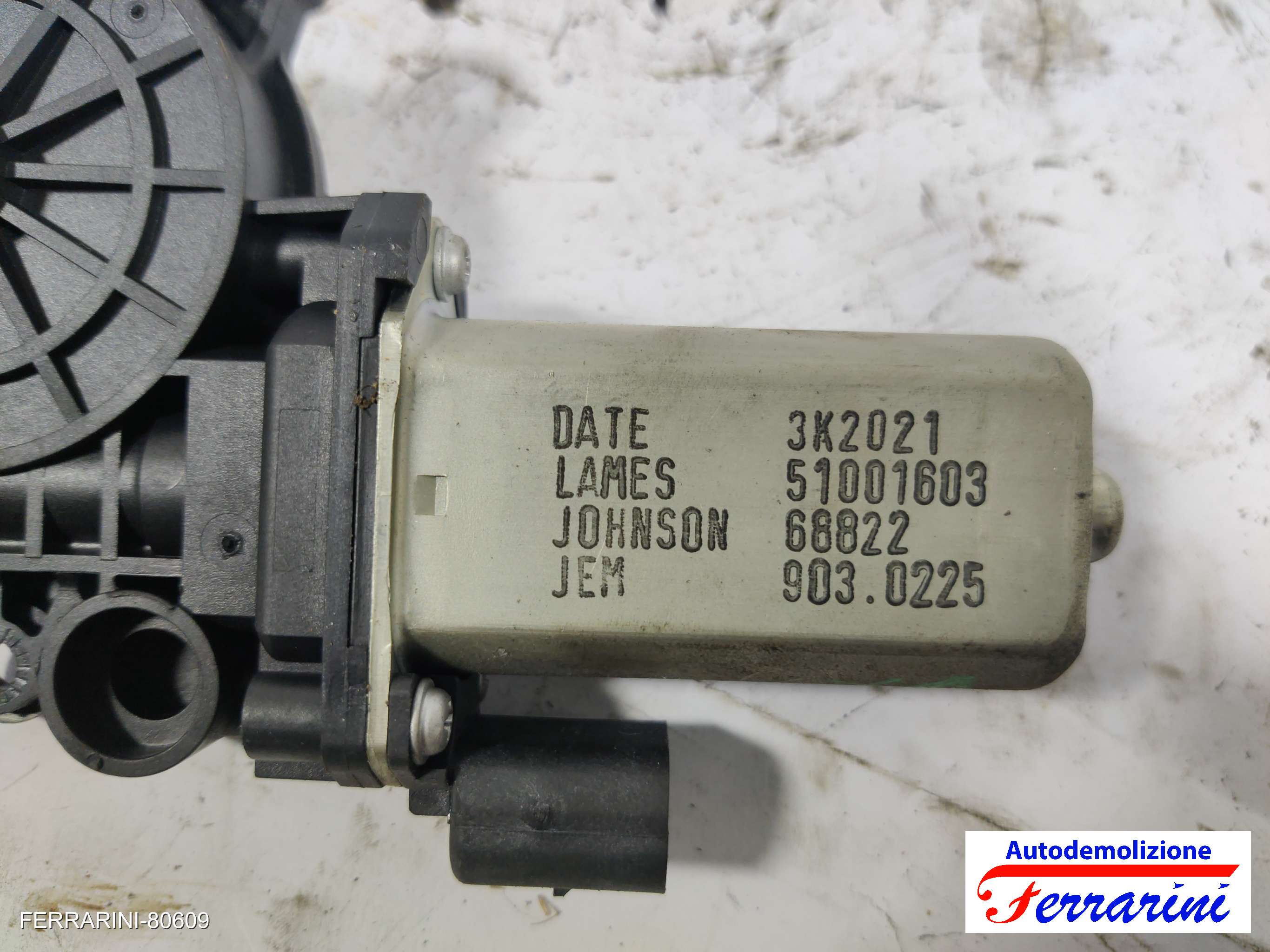 Motorino Alzavetro LANCIA YPSILON 843 1.4 LPG 2010-2011