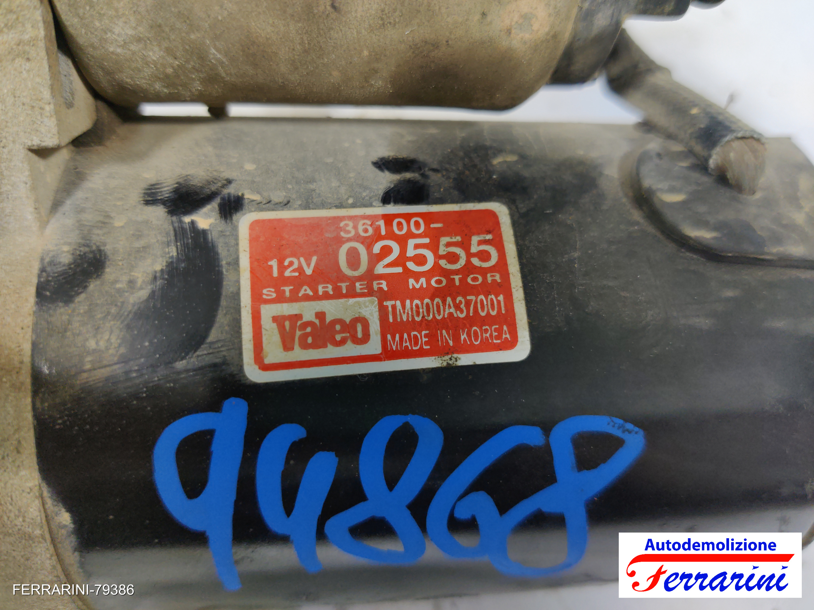 Motorino Avviamento HYUNDAI ATOS MX 1.1 2003-2008