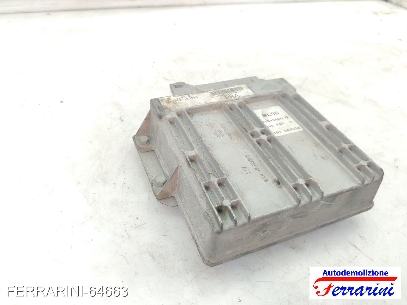 Centralina Motore CITROEN BERLINGO GFK, GJK, MF 1.4I 1996-2011 9632520380 6