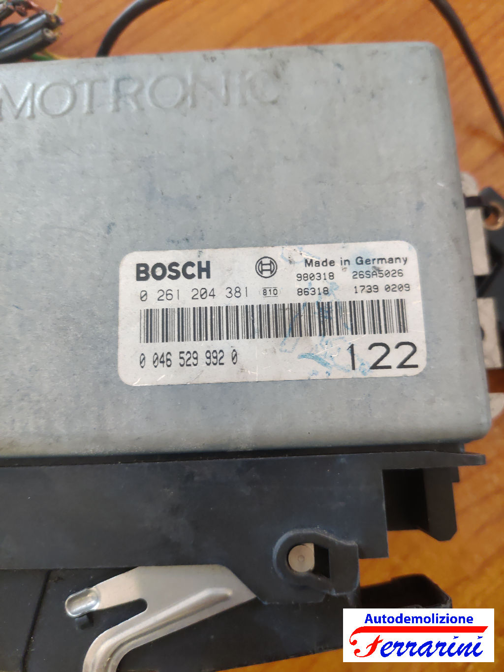 Kit Accensione FIAT BRAVO 1 182 2.0 HGT 20V 1995-1998 0261204381