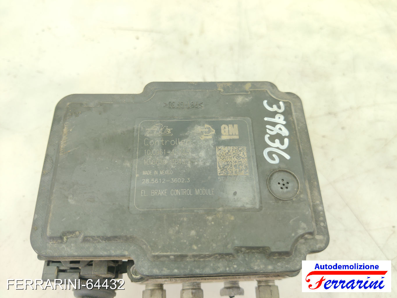 Centralina Pompa Abs OPEL ASTRA J SPORTS TOURER P10 1.7 CDTI 2010-2015 13379599