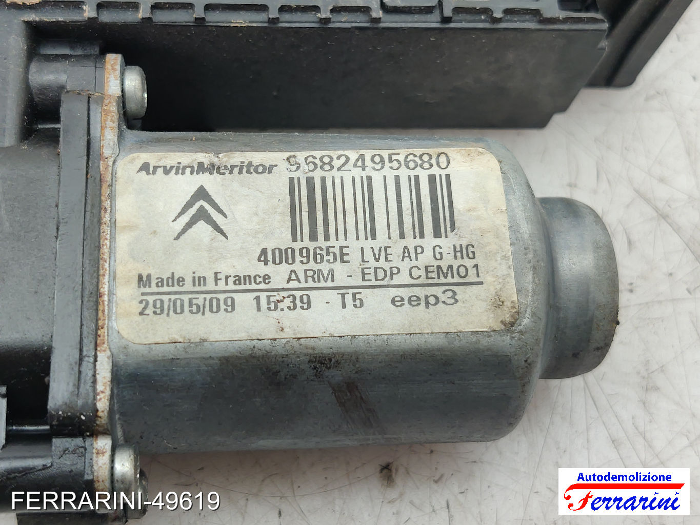 Motorino Alzavetro CITROEN C4 PICASSO 1 UD 1.6 HDI 2007-2013 9682495680 8