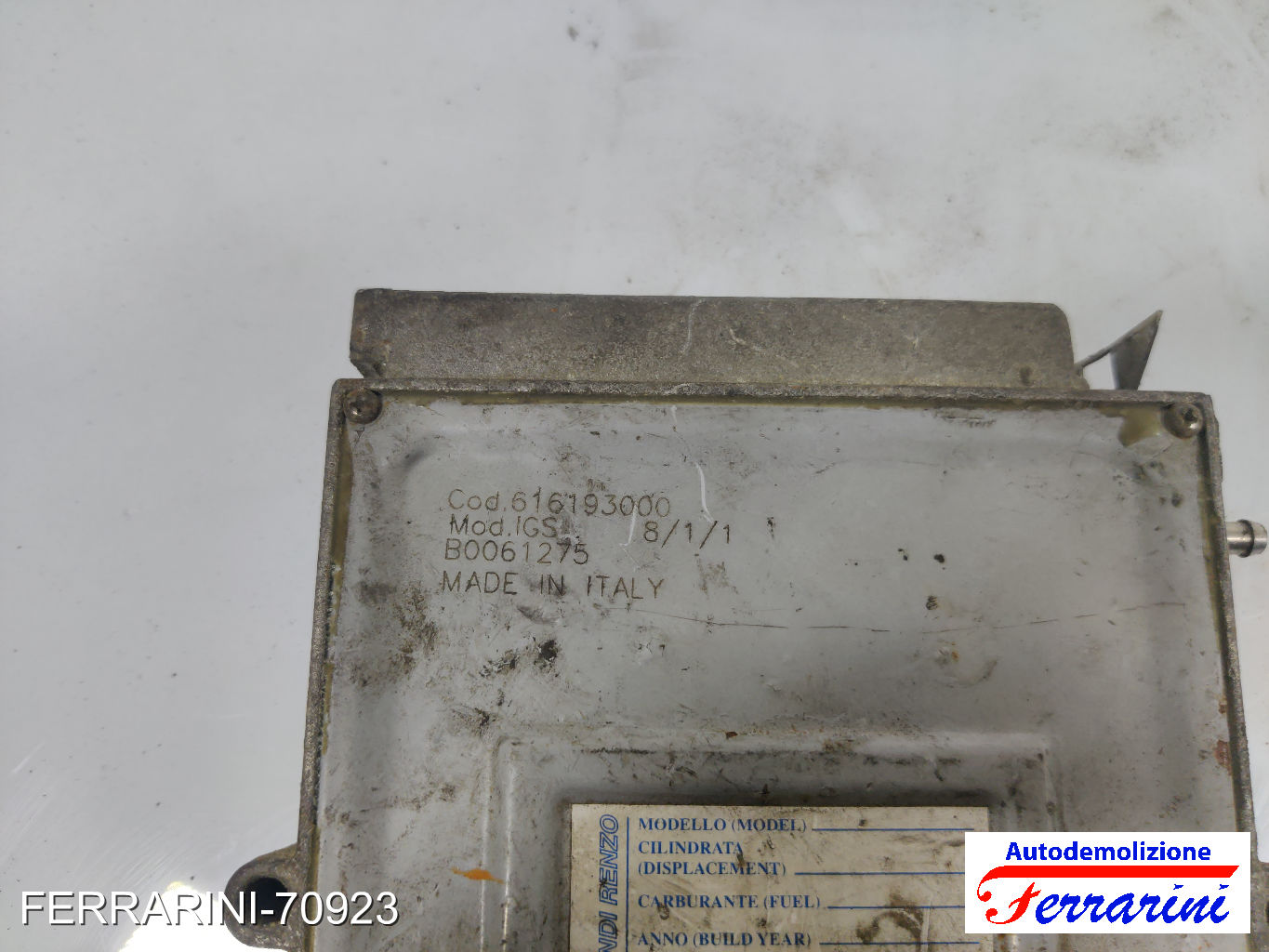 Centralina Gpl BMW SERIE 3 E46 320I 1998-2000 616283001, OMEGAS, 842047