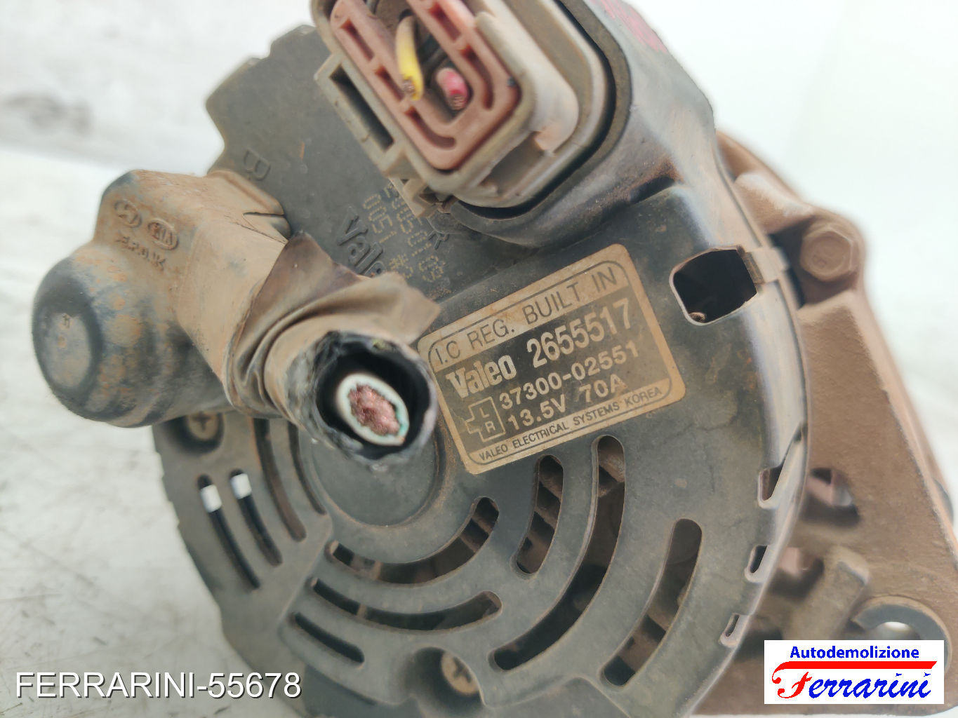 Alternatore KIA PICANTO SA 1.1 2004-2011 3730002551, 2655517, 3730002101