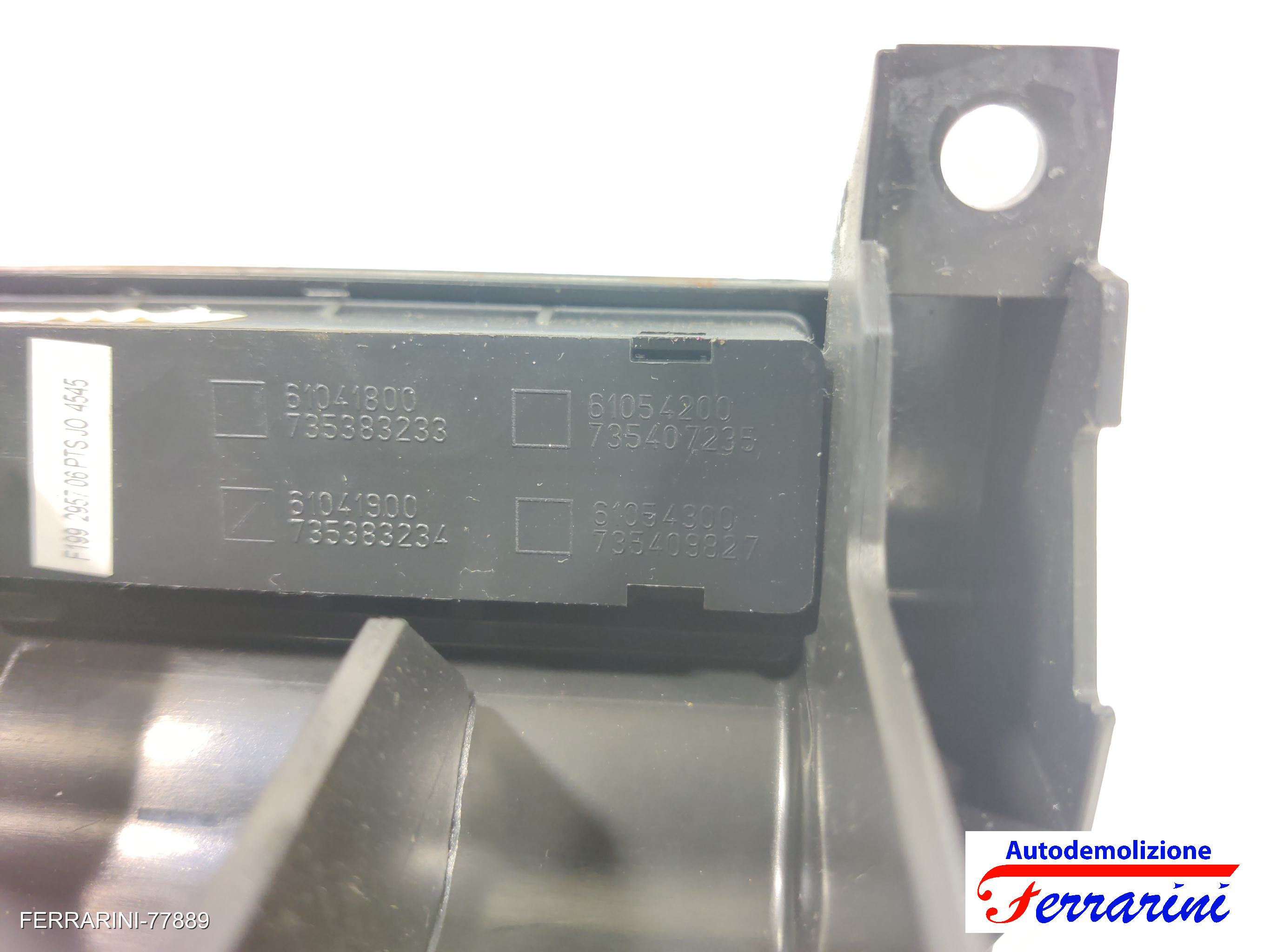 Bocchetta Areazione FIAT GRANDE PUNTO 199 2005-2010 anteriore, frontale centrale 7