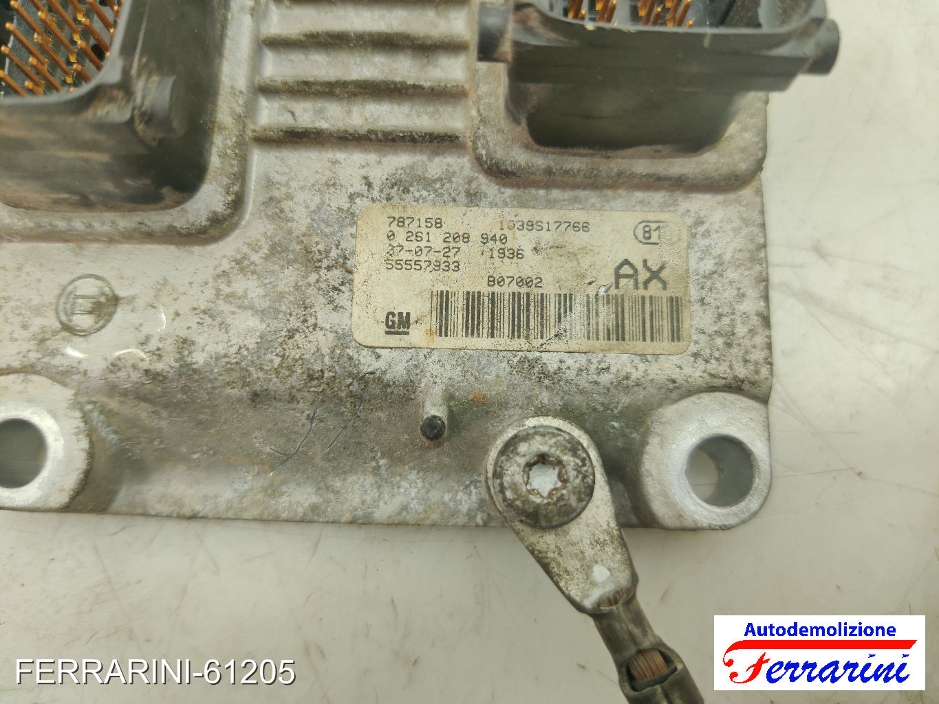 Centralina Motore OPEL CORSA D S07 1.2 2006-2014 55557933, 0261208940, 1232090 7