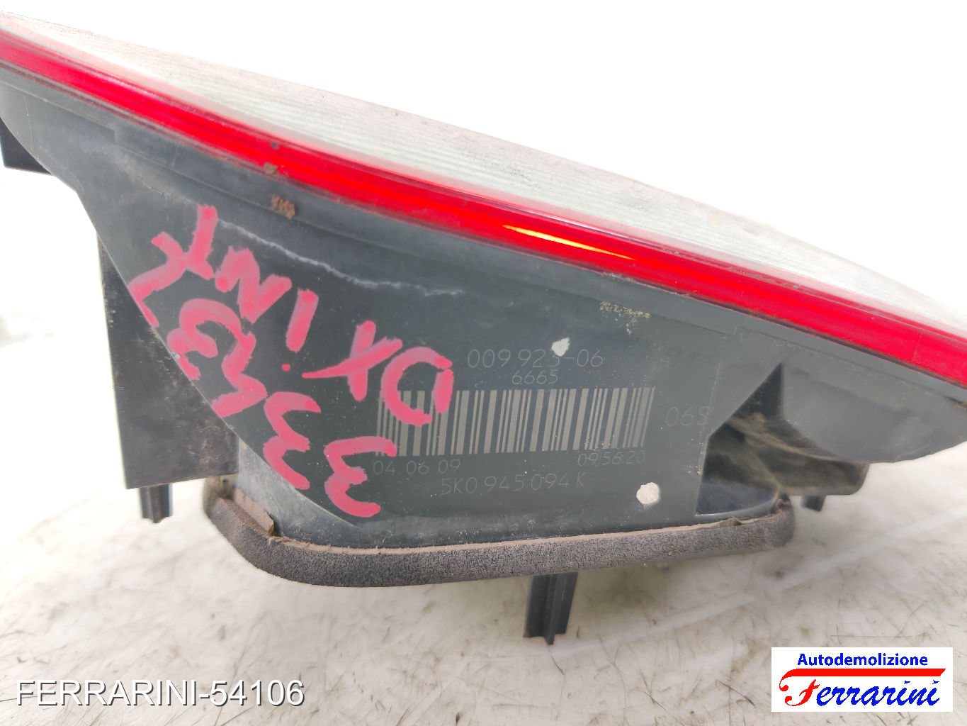 Fanalino Stop Posteriore VW GOLF 6 5K1 2008-2013 destro, dx, posteriore, post