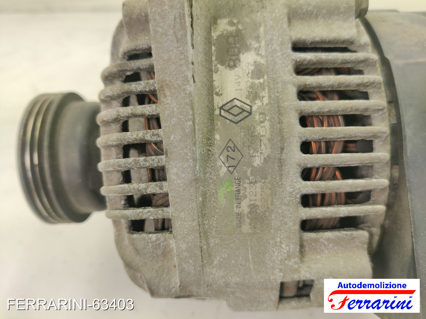 Alternatore RENAULT CLIO 2 BB, CB 1.6 1998-2005 7700427665, A11VI88, 1391236 9