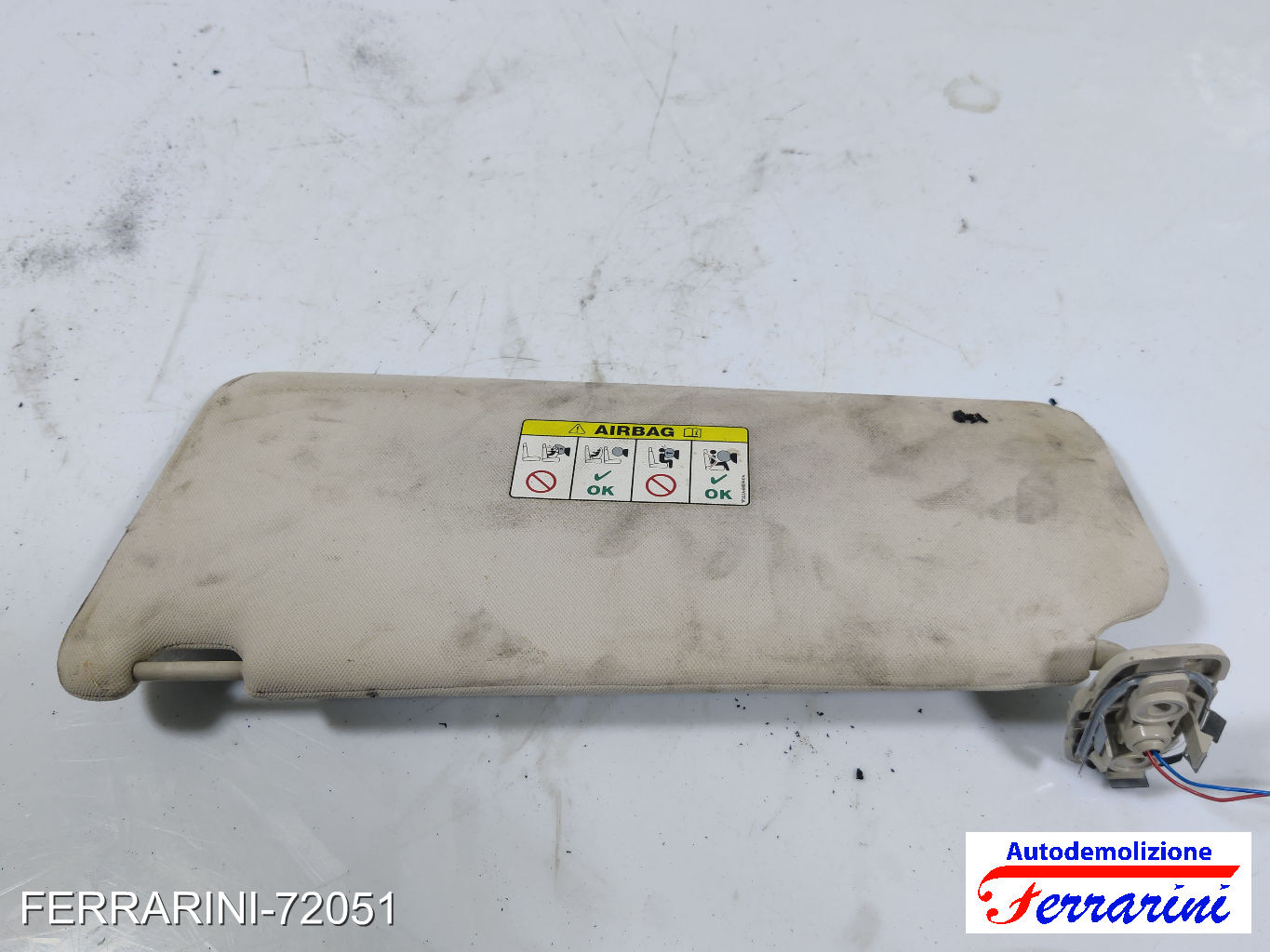 Aletta Parasole FIAT PUNTO 188 1999-2012 destro, dx 735367821