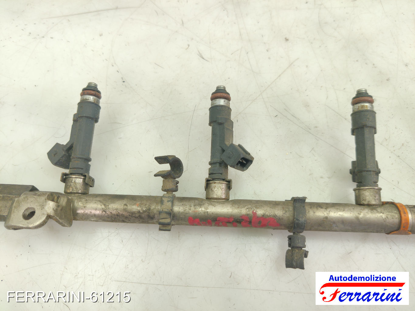 Flauto Iniettori FIAT MULTIPLA 186 1.6 16V BLUPOWER 1999-2010 55205641 METANO 7