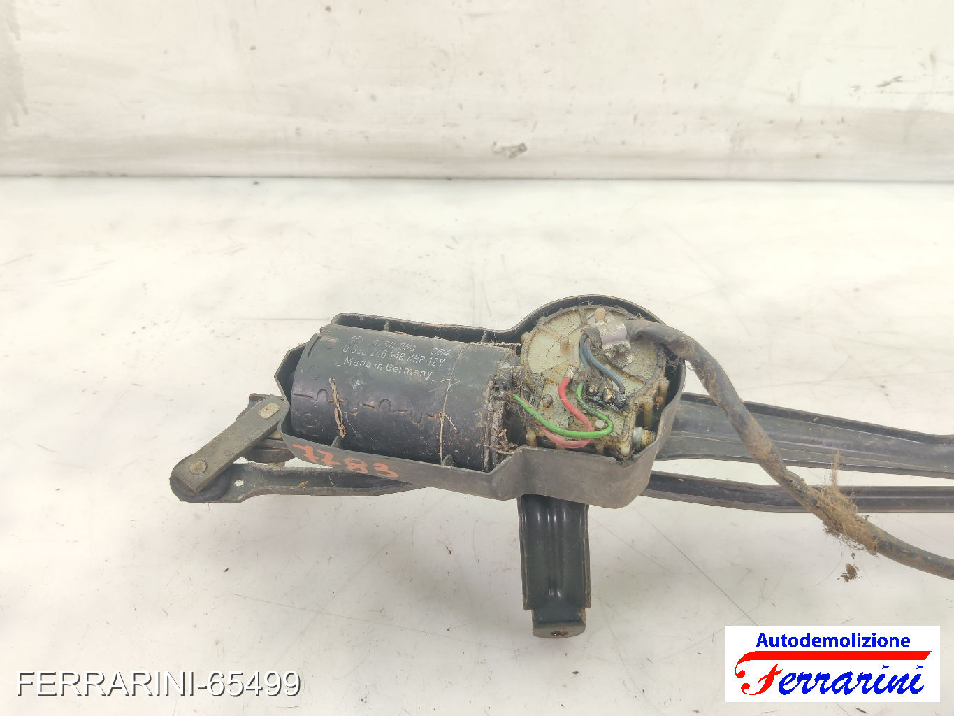 Spazzacqua Motorino Tergicristallo FIAT GRANDE PUNTO 199 2005-2009 anteriore 6