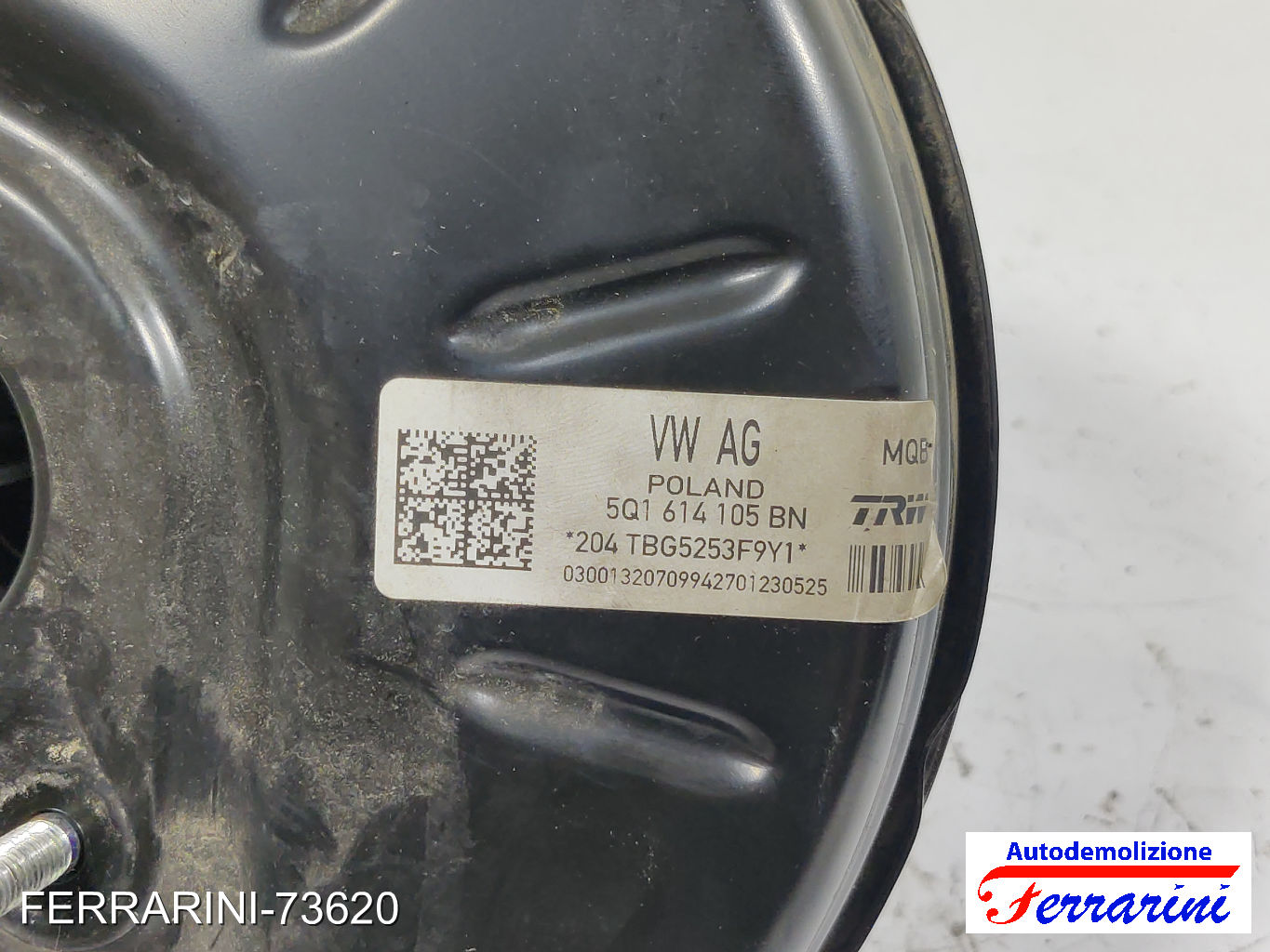 Servofreno VW GOLF 7 5G1, BE1, BE2, BQ1 2.0 TDI 2012-2020 5Q1614105BN