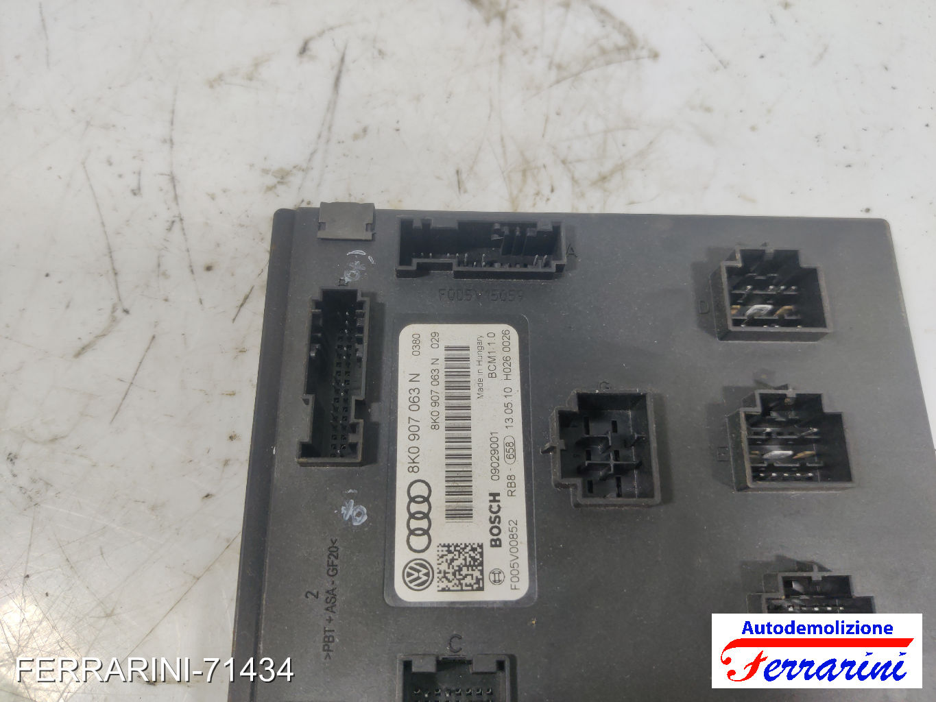 Centralina Comfort MERCEDES CLASSE A W168 2001-2004 8K0907063N, F005V00852