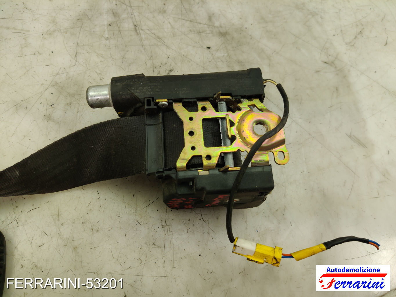 Cintura Di Sicurezza VW SHARAN 7M6, 7M8, 7M9 1996-2000 destra, dx, frontale