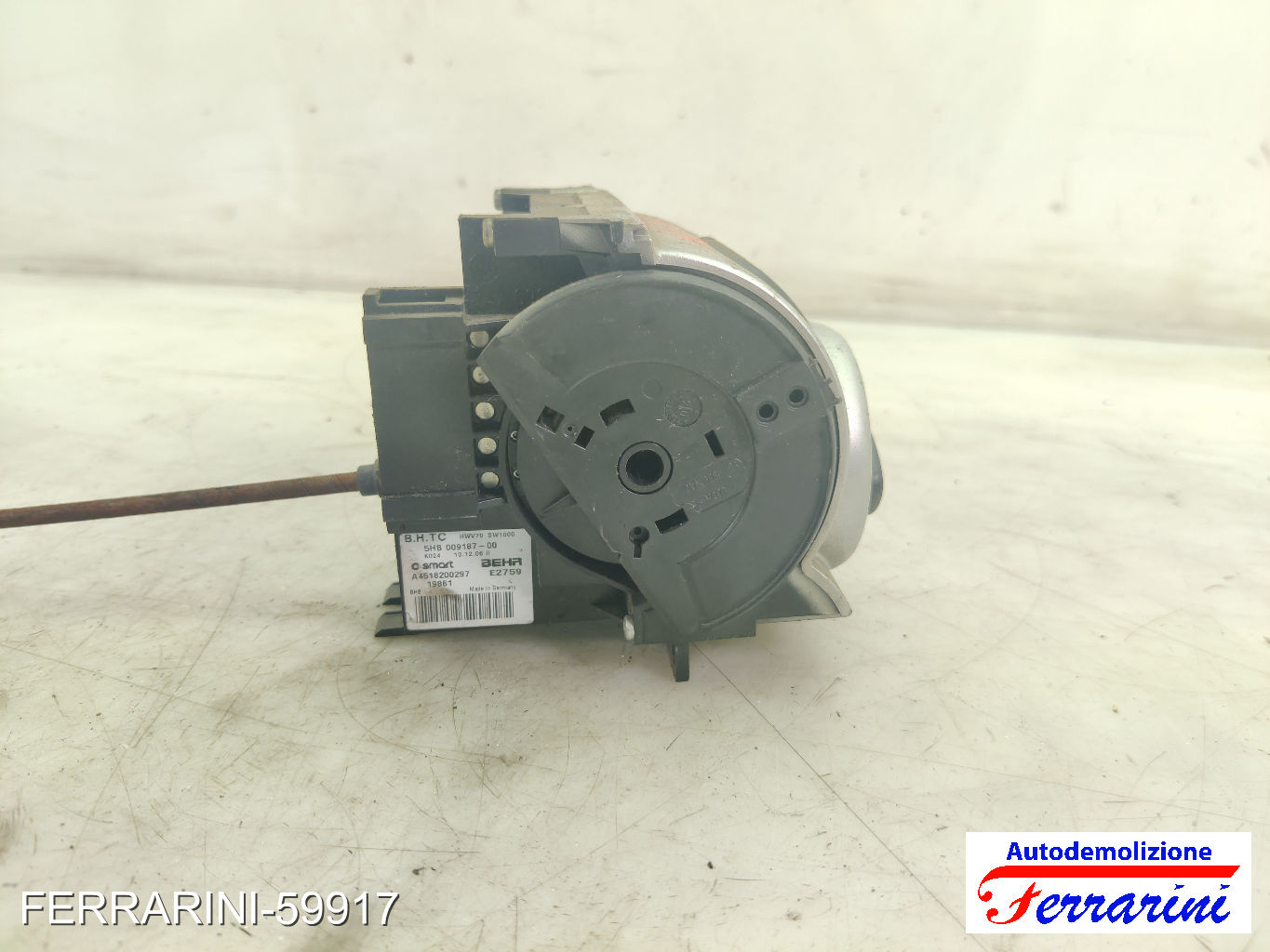Tastiera Clima SMART FORTWO COUPE 451 2007-2023 anteriore, frontale A4518200297 9