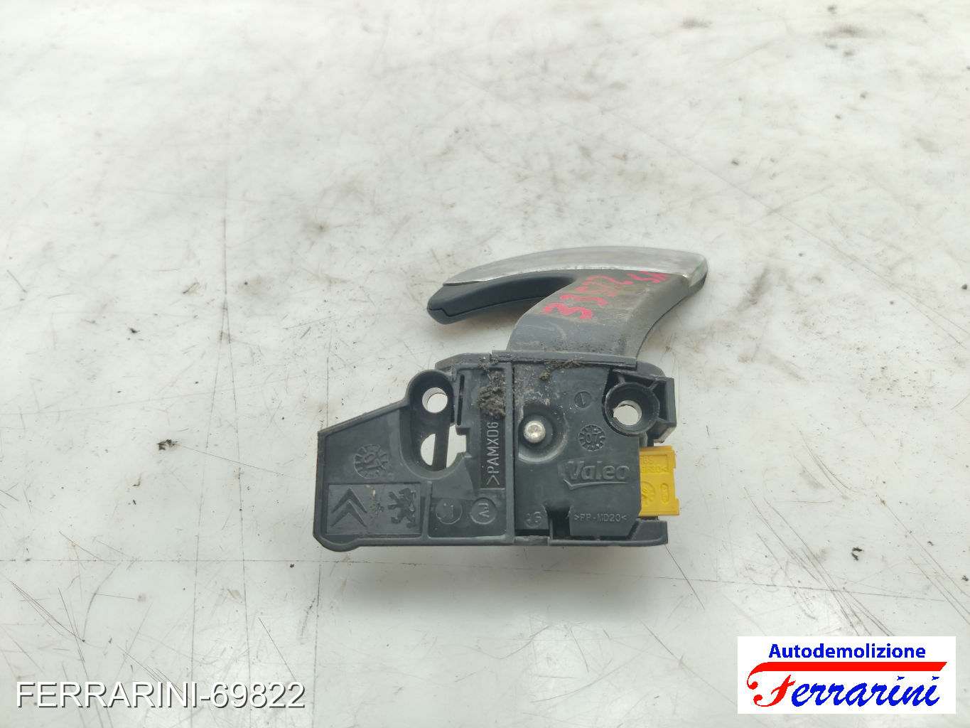 paletta leva cambio al volante CITROEN C4 PICASSO 1 UD 2006-2013 sinistro, sx 7
