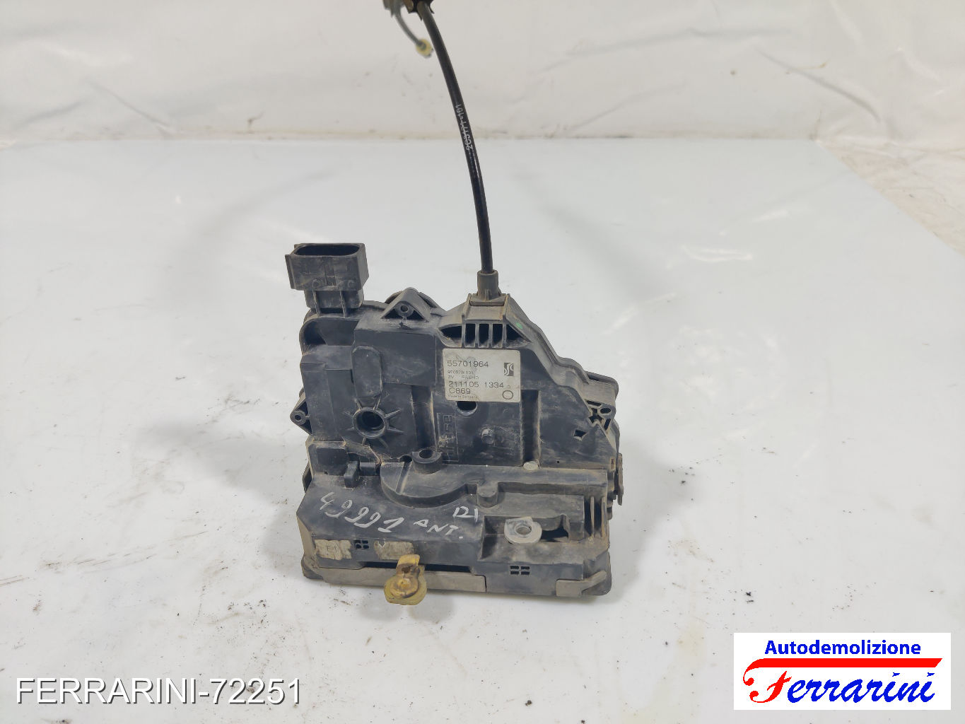 Serratura Porta FIAT GRANDE PUNTO 199 2005-2013 destro, dx, frontale, anteriore 7