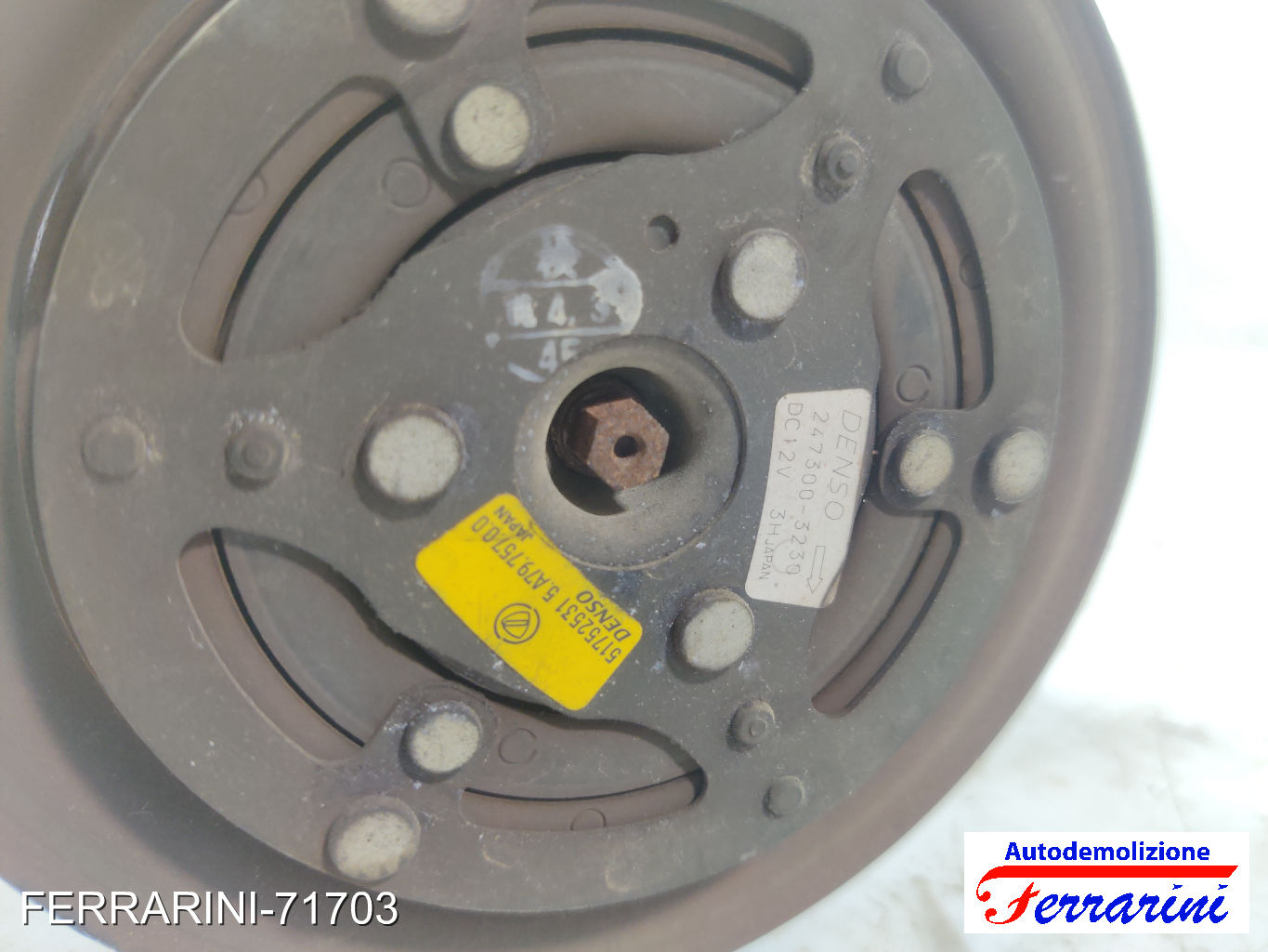 Compressore Clima ALFA ROMEO 147 937 1.9 16V Q2 2004-2010 51752531, 46811244 10