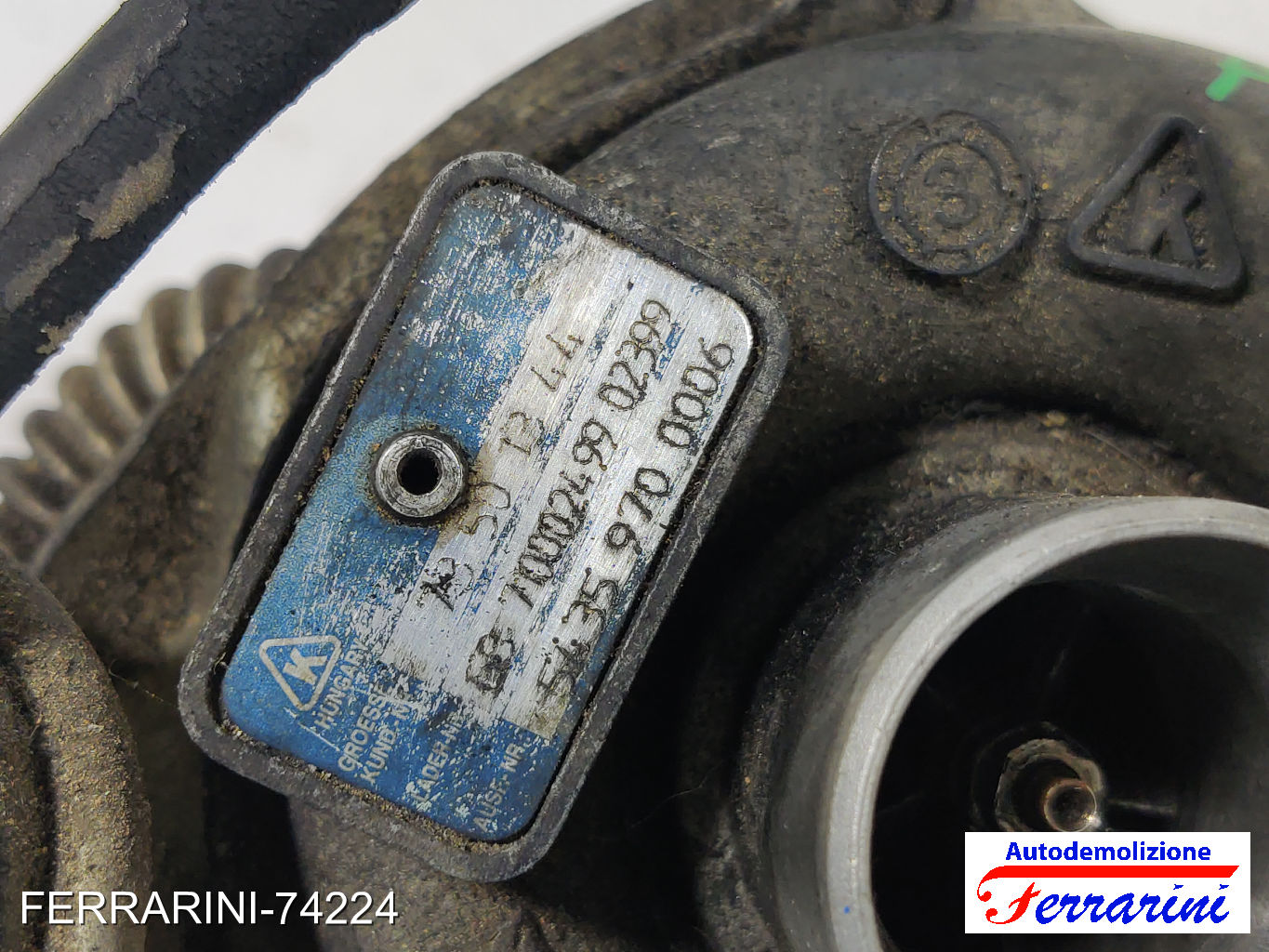 Turbina OPEL CORSA C X01 1.3 CDTI 2003-2009 73501344, 93177409, 860067