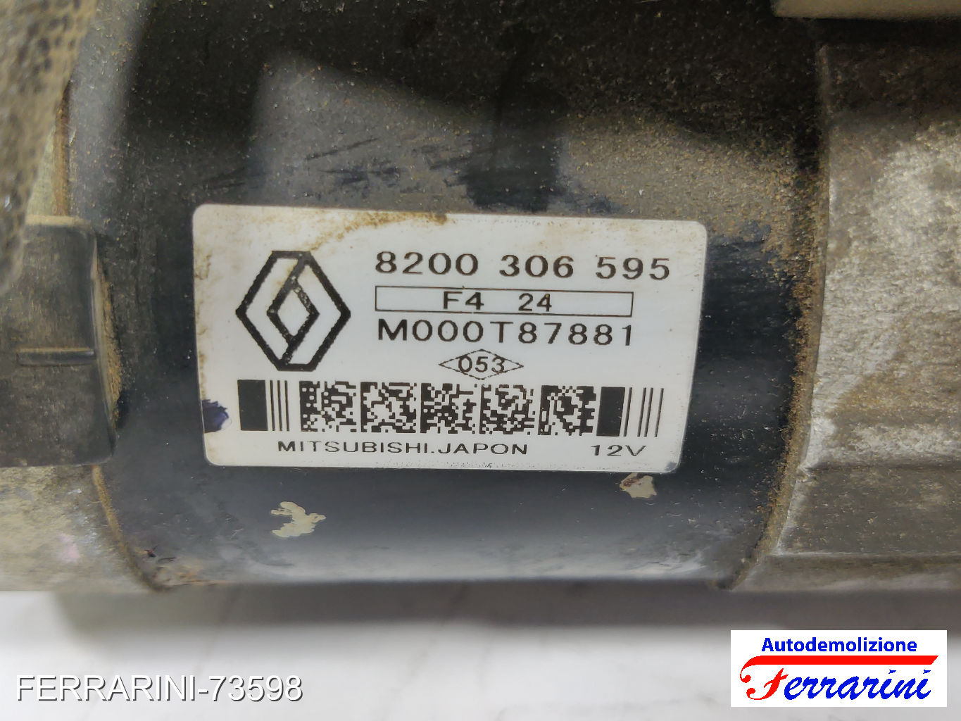 Motorino Avviamento RENAULT SCENIC 2 JM0/1 1.5 DCI 2003-2005 8200306595