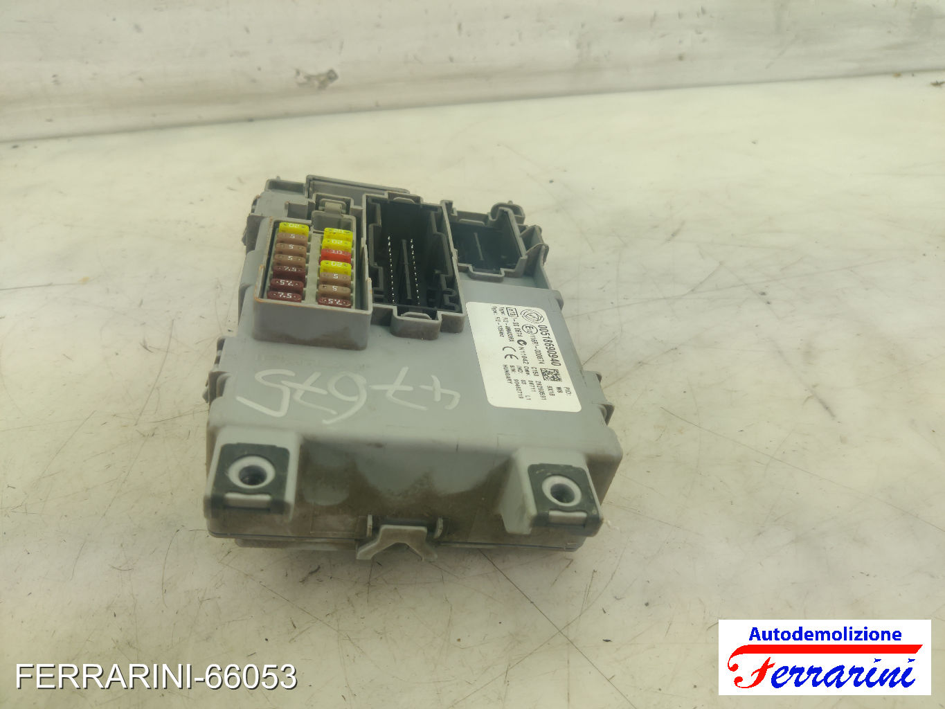 Body Computer FIAT PUNTO EVO 199 1.3 D MULTIJET 2009-2012 00518690940, 028260591