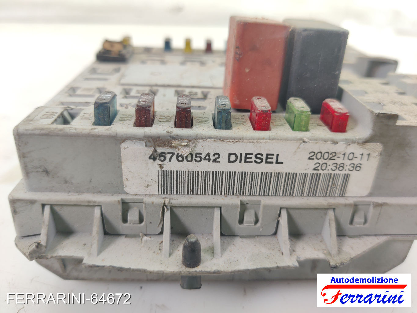 Fusibiliera Scatola Fusibili Body Computer FIAT DOBLO 223 1.9 JTD 2001-2023