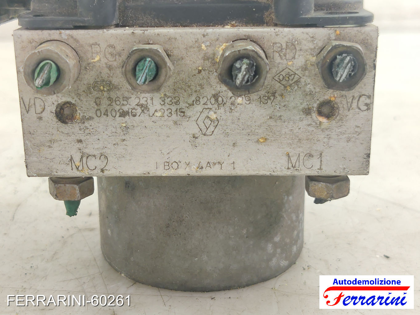 Centralina Pompa Abs RENAULT CLIO 2 BB, CB 1.5 DCI 2001-2009 8200229137 6