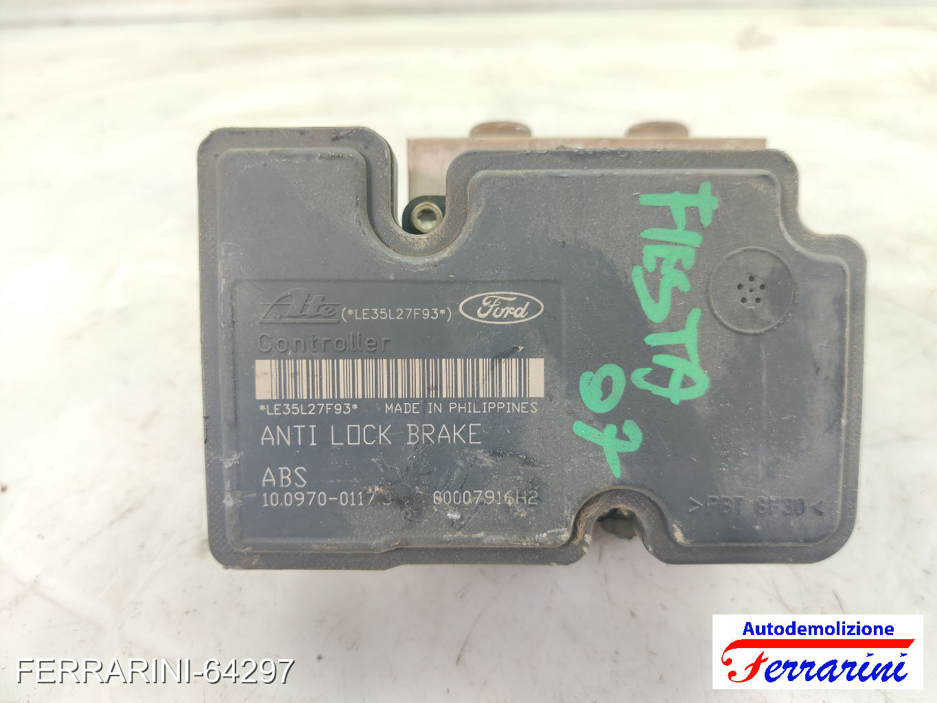 Centralina Pompa Abs FORD FIESTA 5 JD, JH 1.4 TDCI 2001-2008 4S612M110AA