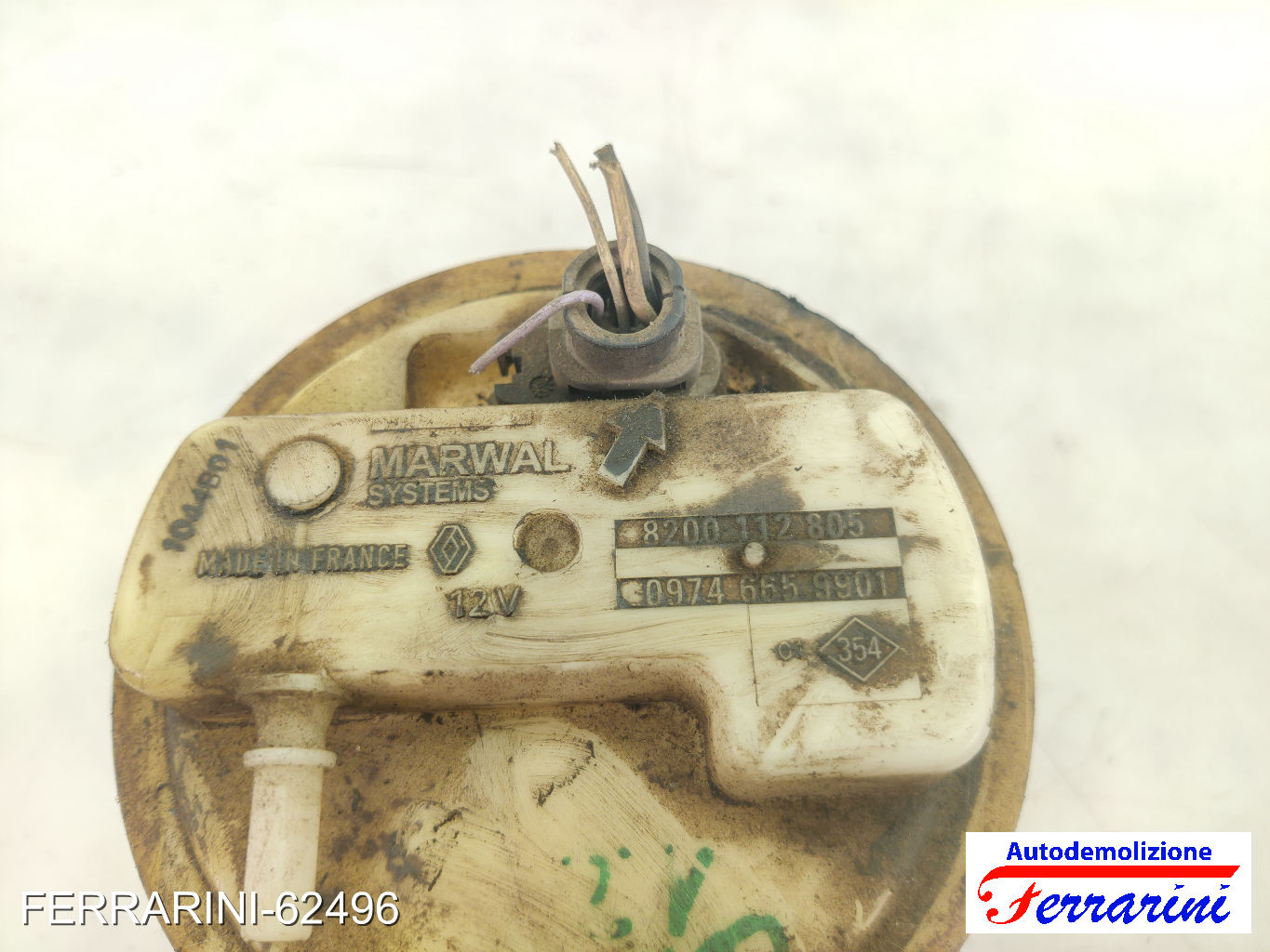 Cestello Pompa Galleggiante Serbatoio RENAULT CLIO 2 BB, CB 1.2 1998-2010 9