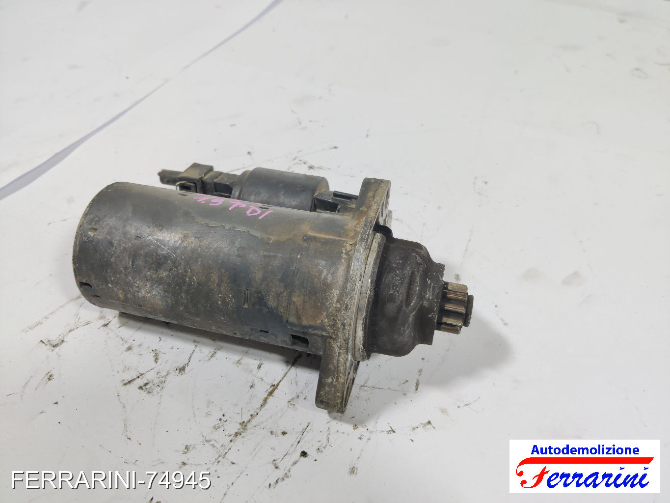 Motorino Avviamento VW GOLF 4 1J1 1.9 TDI 1997-2004 02A911023R, 02A911024B 9