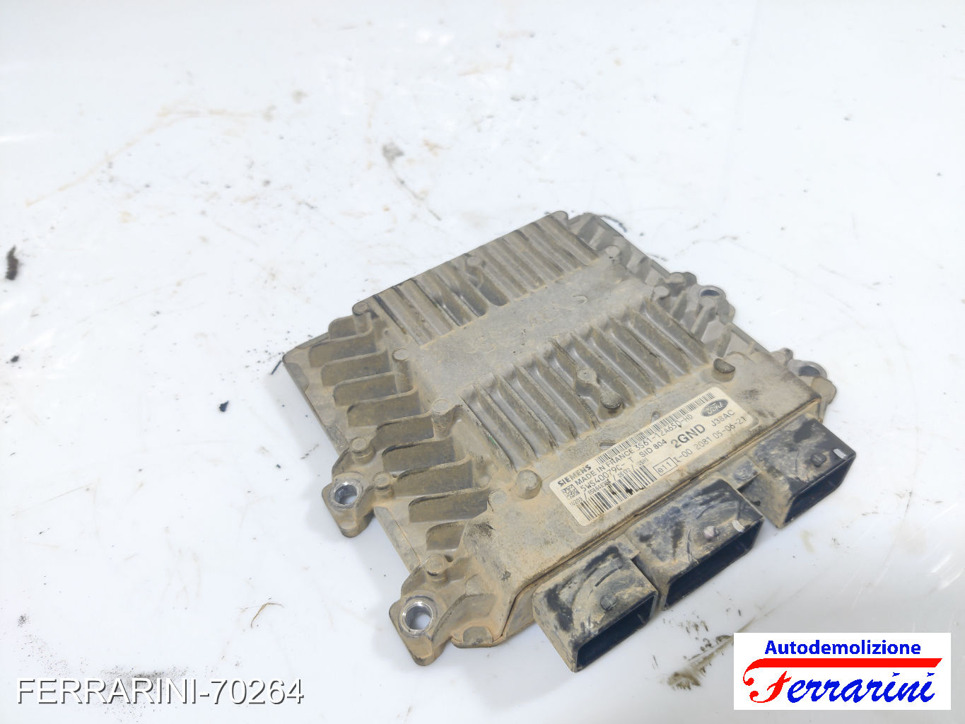 Centralina Motore FORD FUSION JU 1.4 TDCI 2002-2012 3S6112A650HD, 2GNDJ38AC 6