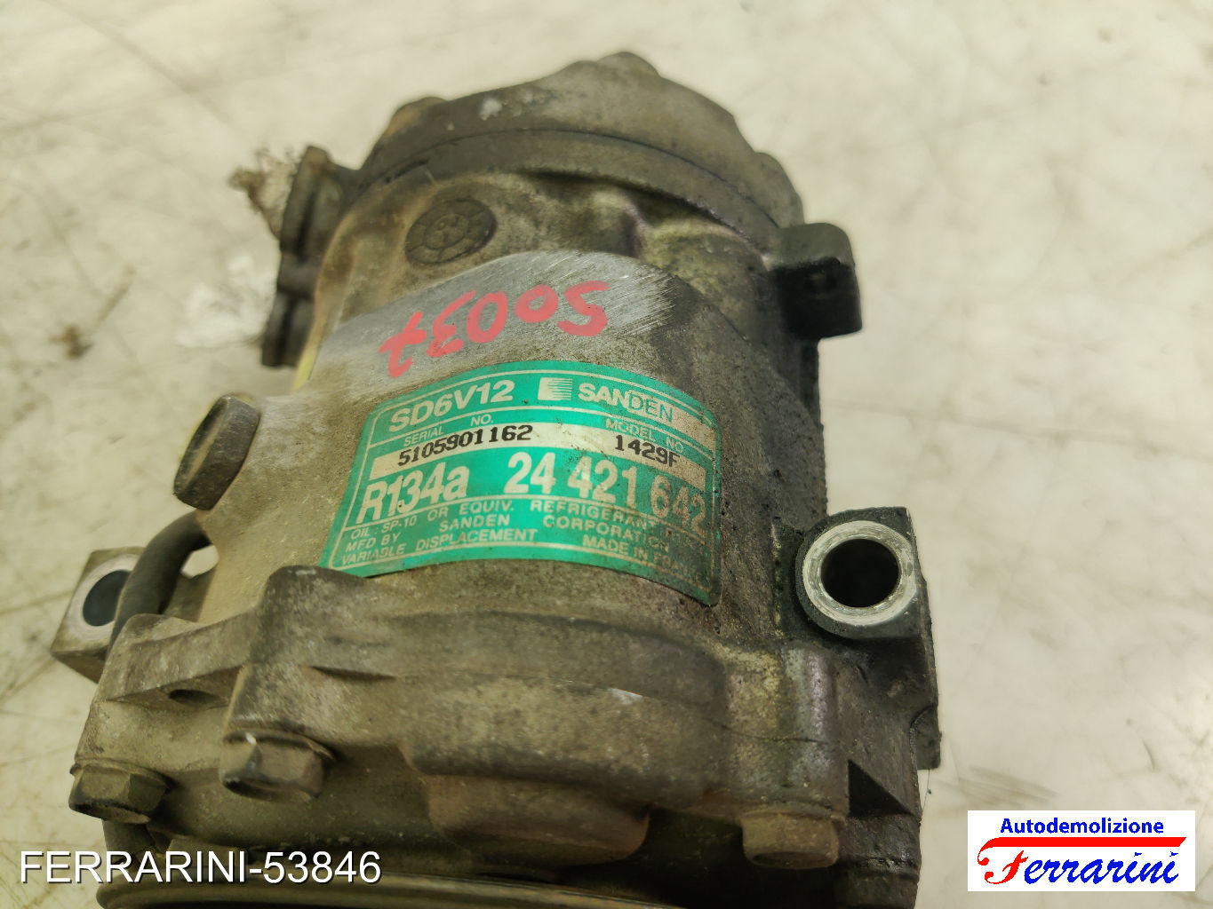 Compressore Clima OPEL CORSA C X01 1.7 DTI 2000-2009 24421642, SD6V121429F