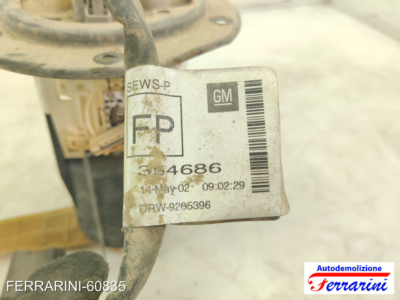 Cestello Pompa Galleggiante Serbatoio OPEL ASTRA G SW T98 1.6 CNG 2003-2004