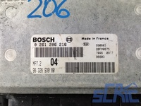 Kit Accensione PEUGEOT 206 2A/C 1.6I 1998-2000 0261206216, 9632693980