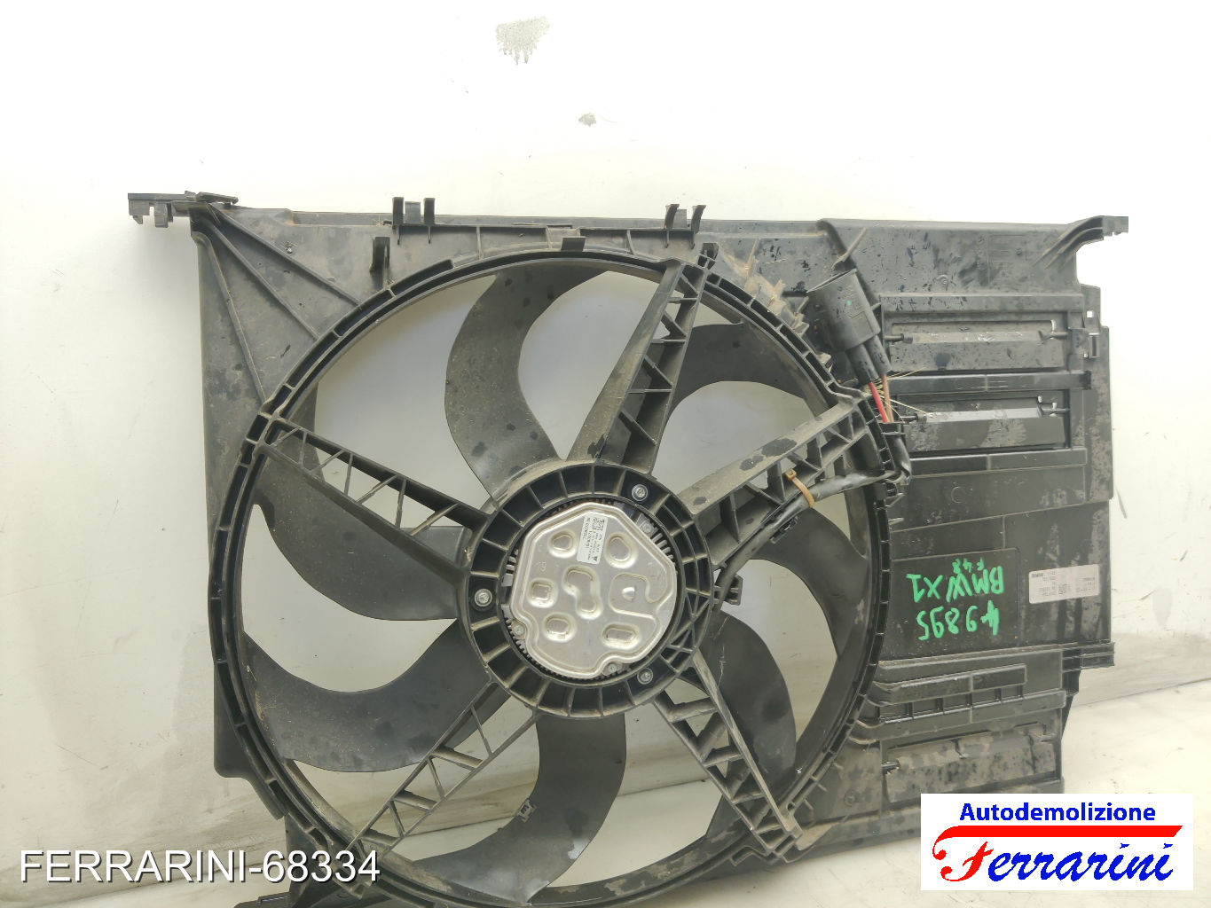 Ventola Radiatore Motore BMW X1 F48 SDRIVE 18D 2015-2023 17427617609, 7617609