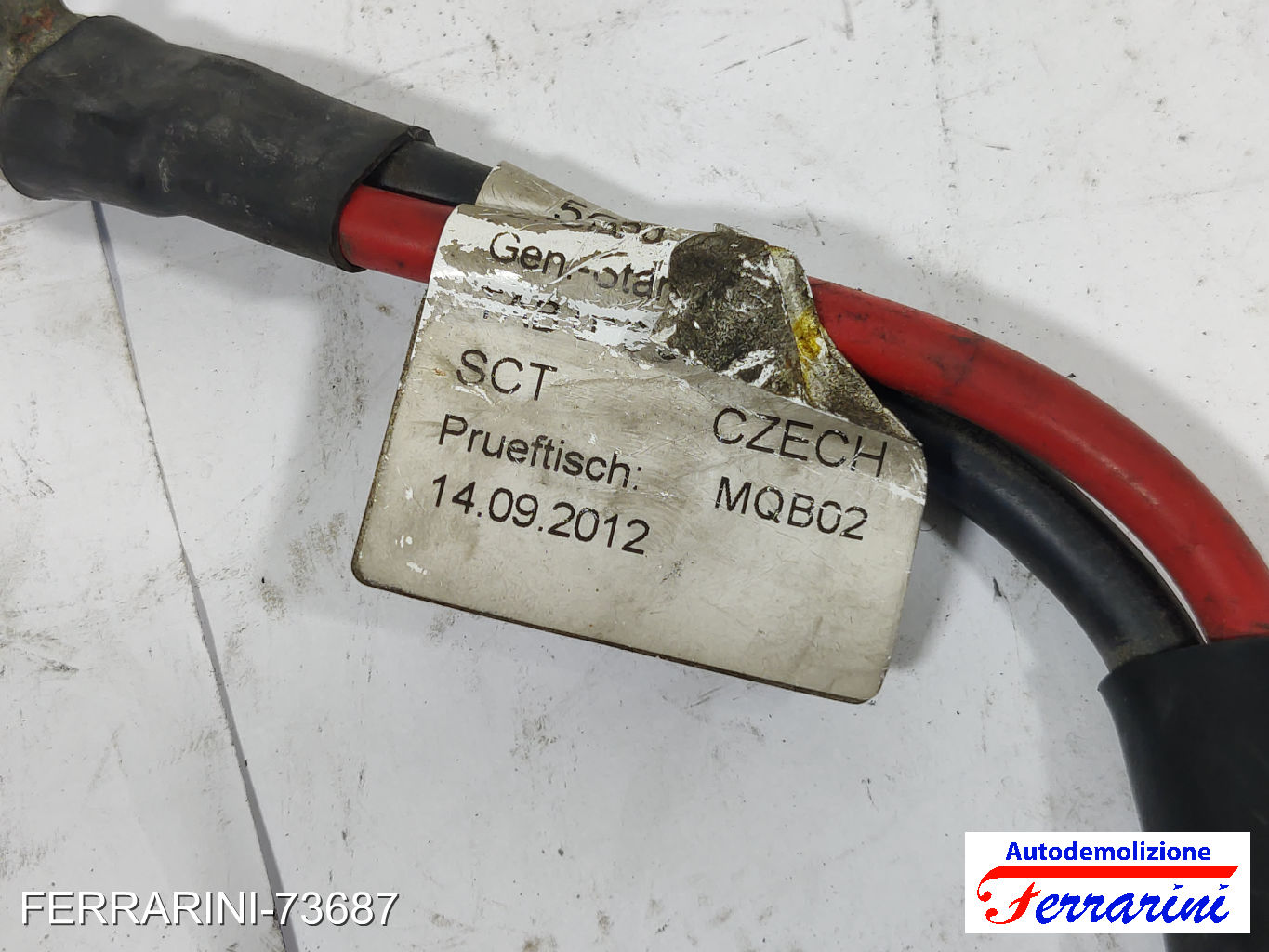 Cavo positivo cablaggio batteria VW GOLF 7 5G1, BE1, BE2, BQ1 2.0 TDI 2012-2020