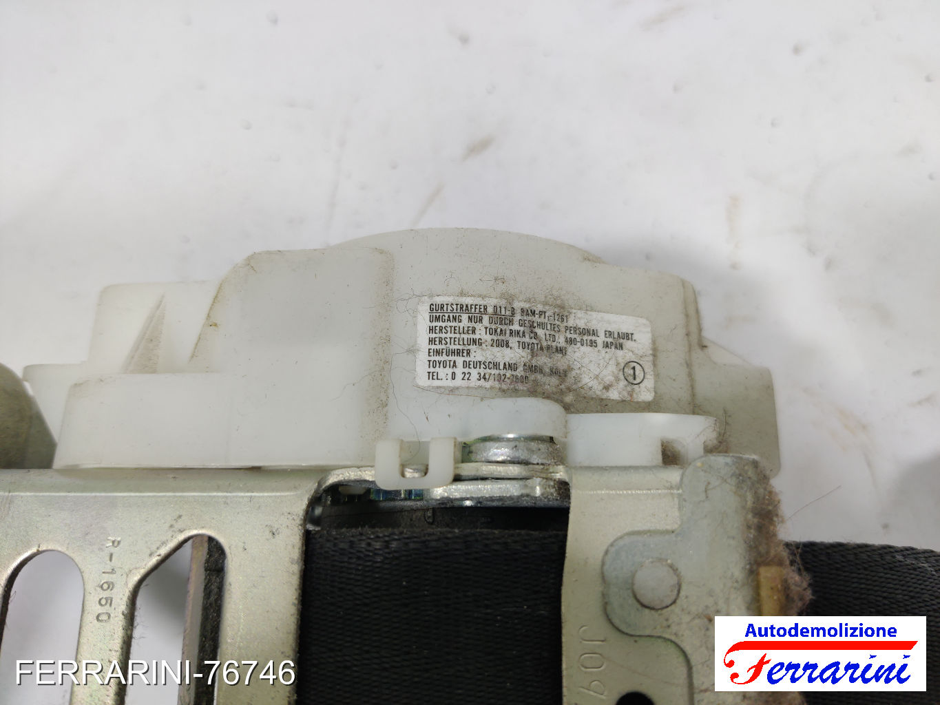 Cintura Di Sicurezza TOYOTA IQ J1 2009-2015 sinistra, sx, frontale, anteriore