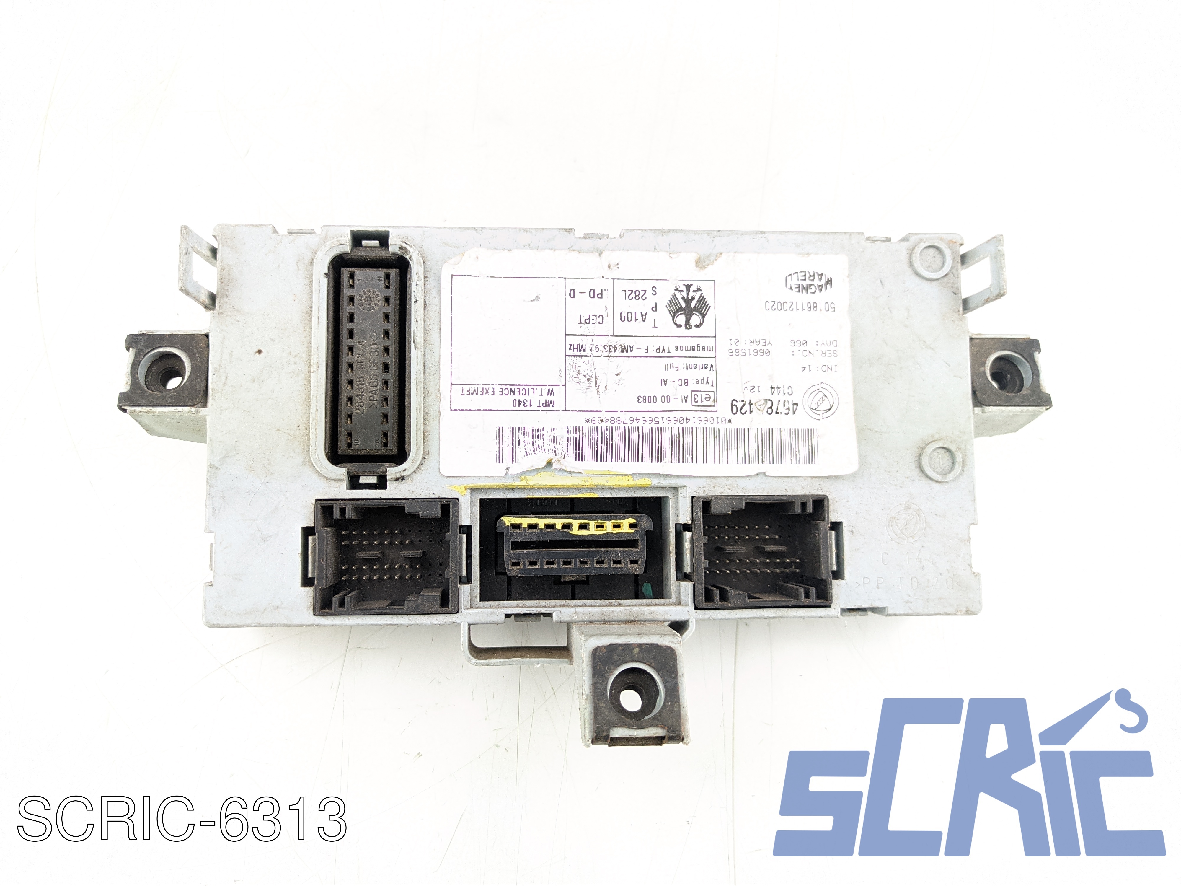 Body Computer FIAT PUNTO 188 1.2 60 1999-2010 501861120020, 46788429