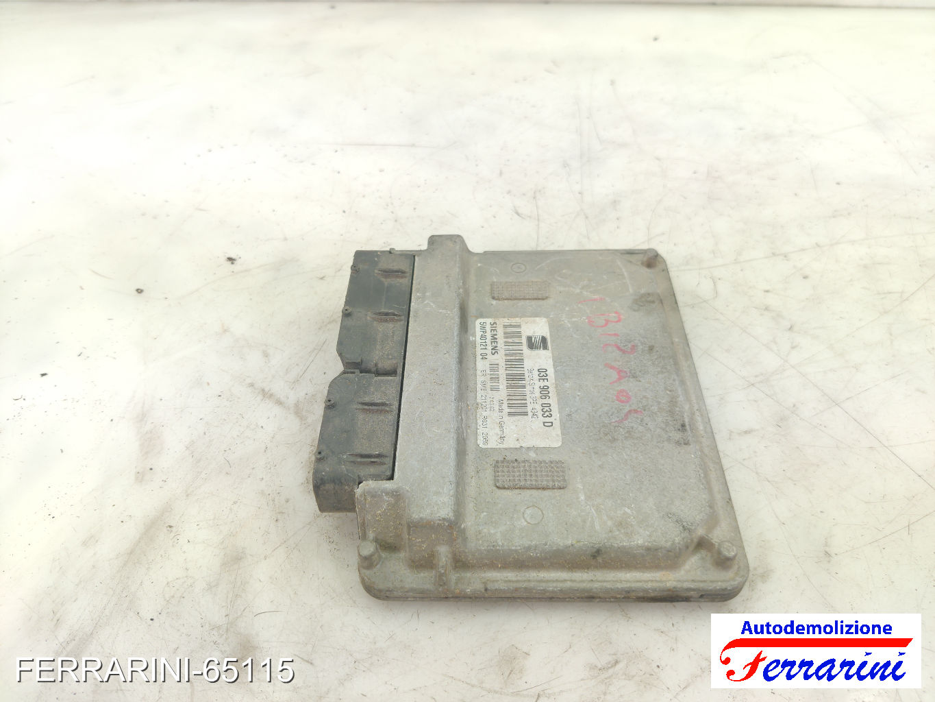 Centralina Motore VW POLO 9A, 9N 1.2 12V 2001-2007 03E906033D, 5WP40121