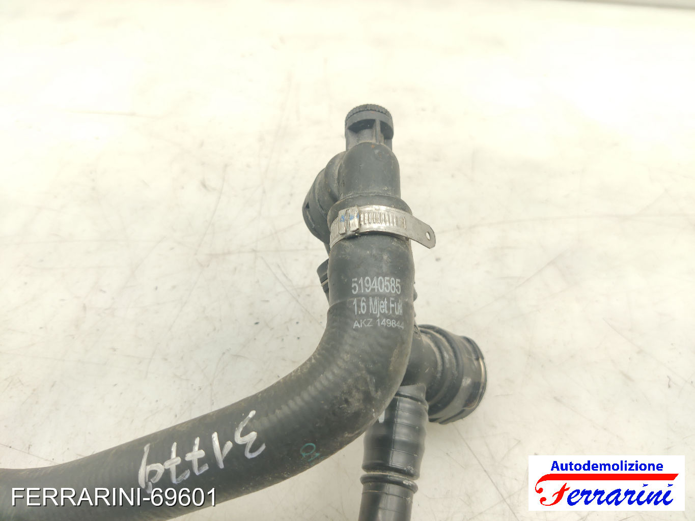 tubo raffreddamento EGR JEEP COMPASS M6, M7, MP, MV 1.6 CRD 2017-2023 51940585 7